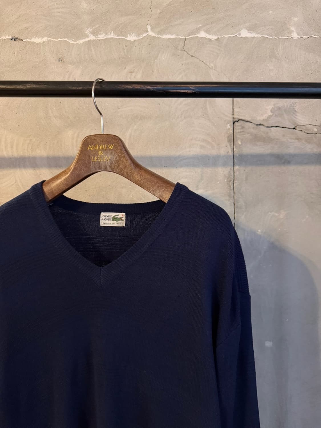 라코스테 브이넥 니트 100 상품이미지4