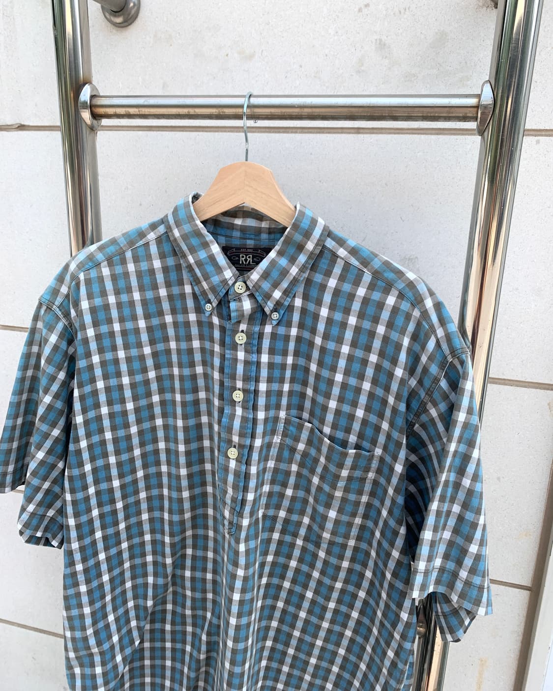 RRL 반팔 체크 셔츠 상품이미지2