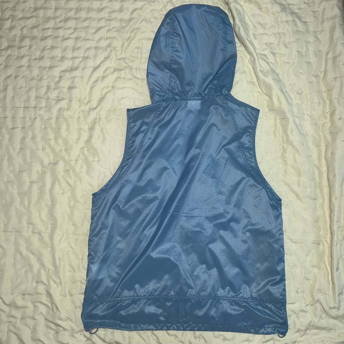 피지컬디파트먼트 WIND HOODIE VEST BLUE 상품이미지2
