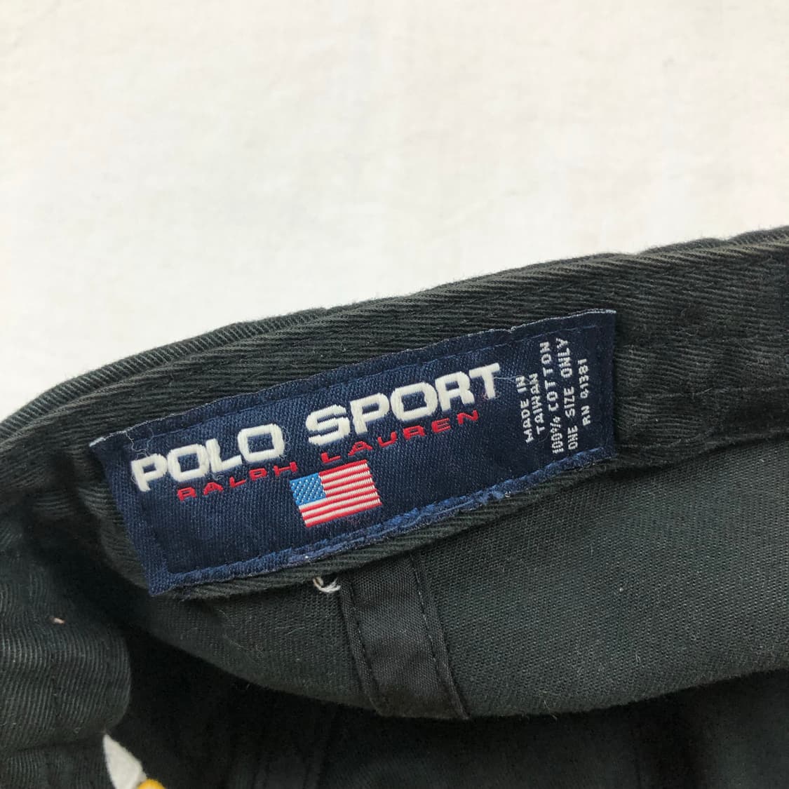 90s 폴로스포츠 스펠아웃 rl67 스트랩 캡 모자 상품이미지8