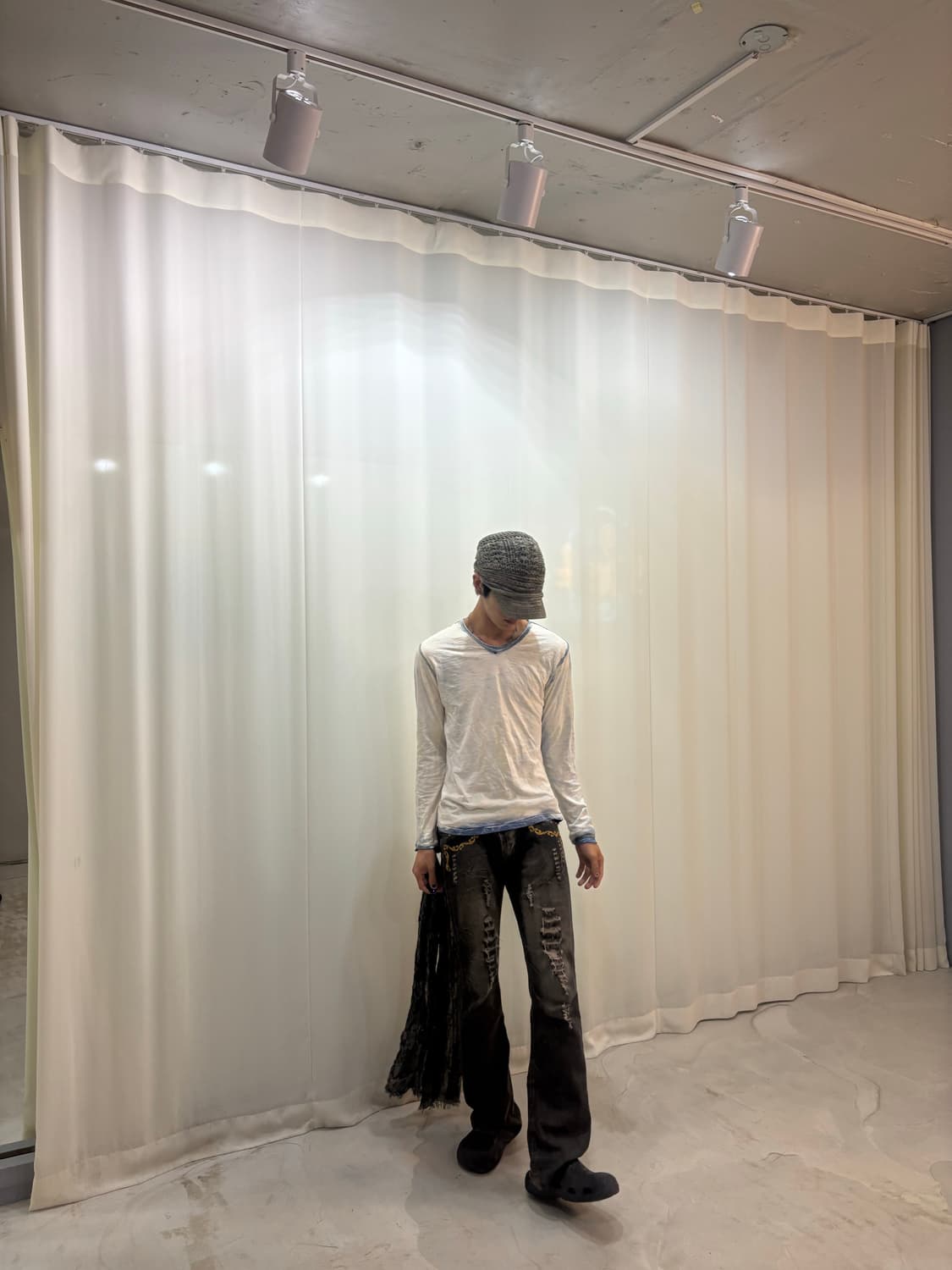 “Unknown” 00’s Design Washed Sleeve 상품이미지4