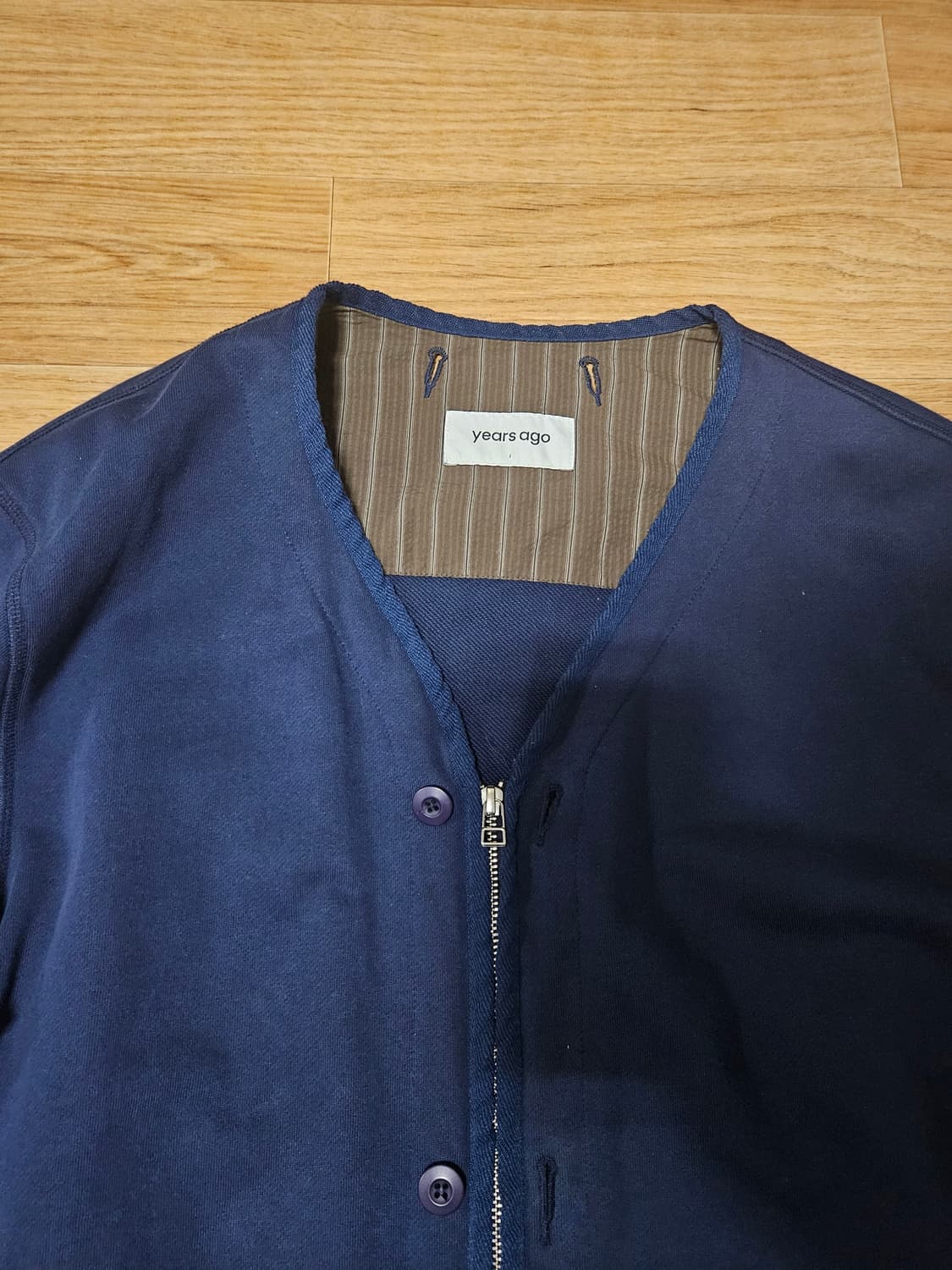 이얼즈어고 소프트코튼 집 카라리스자켓  상품이미지4