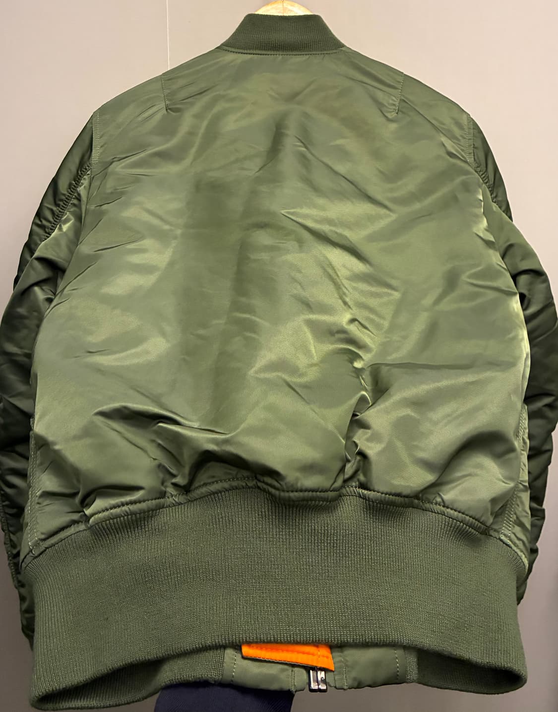 (S/95)알파인더스트리 ma-1 세이지그린 플라이트 항공점퍼 마원 상품이미지8