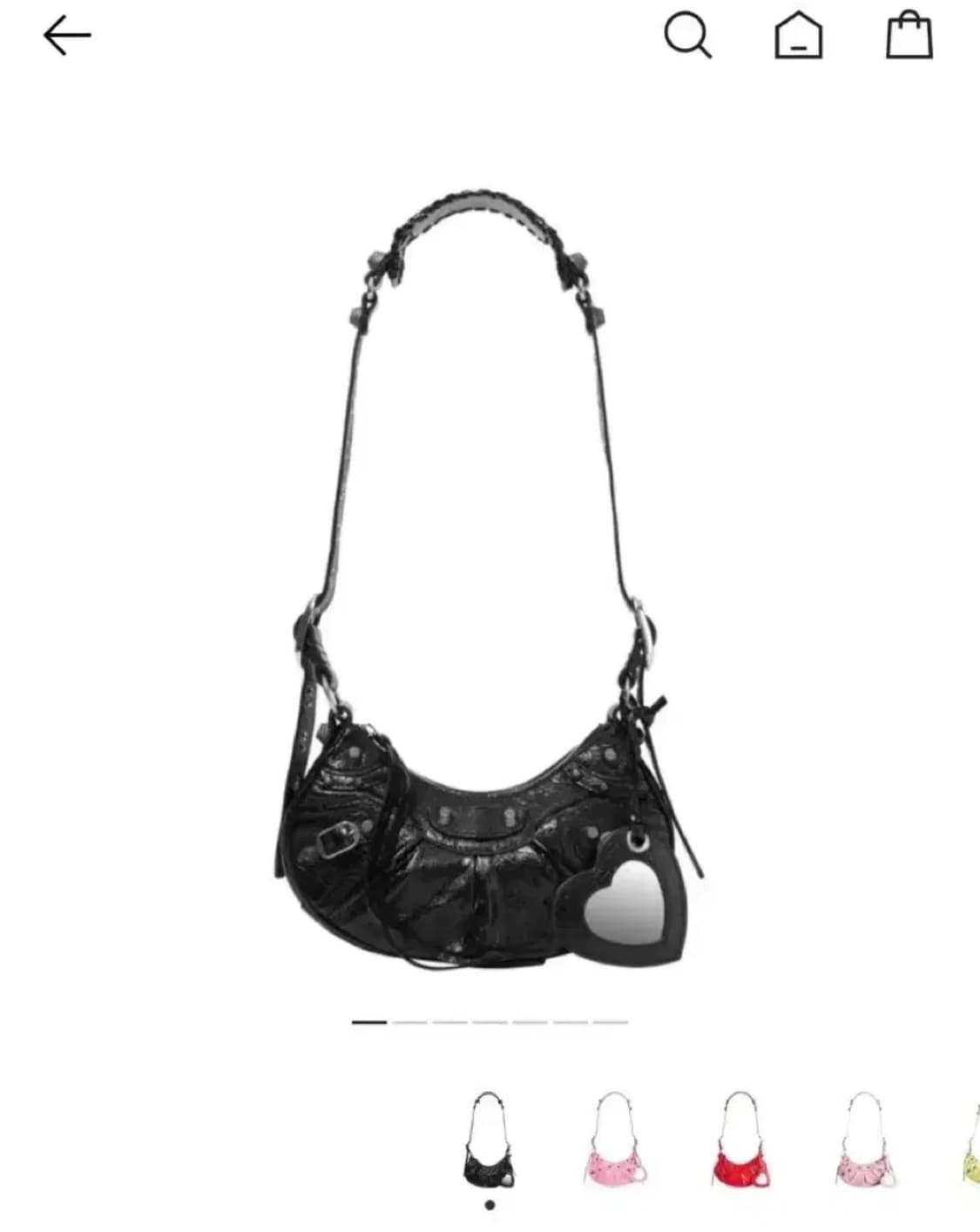 발렌시아카 르카골 xs 블랙(카드지갑, 거울O) 상품이미지1