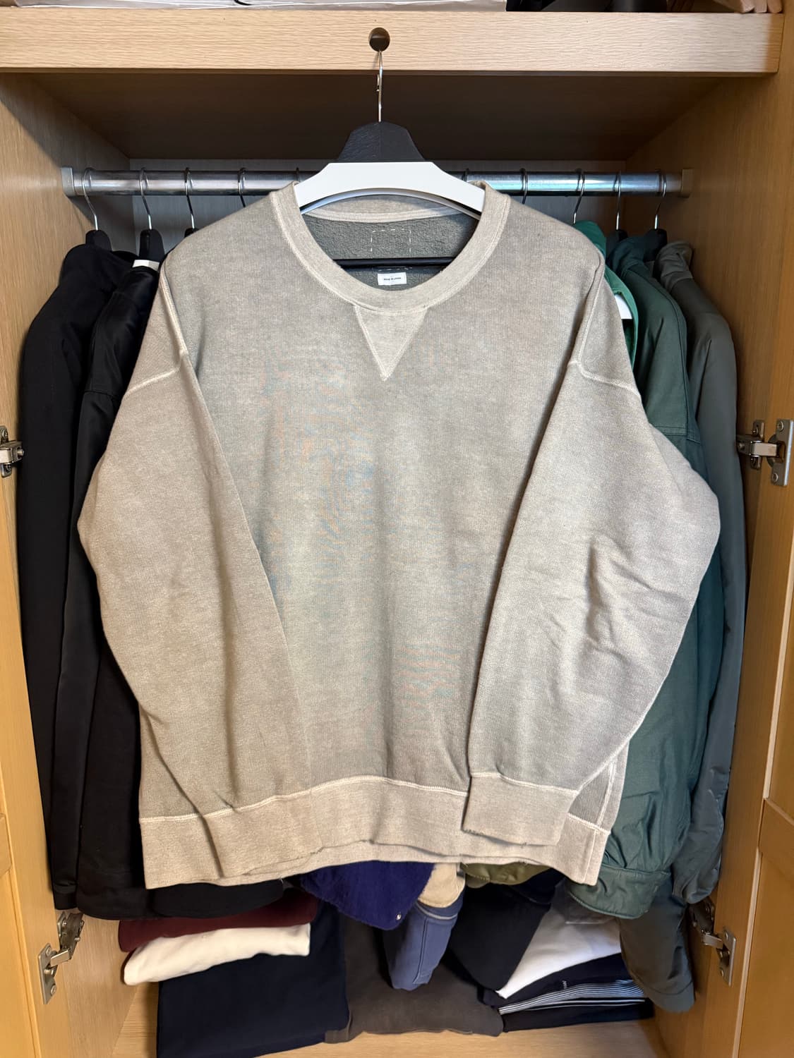 [2] 비즈빔 점보 스웻 그레이 상품이미지1