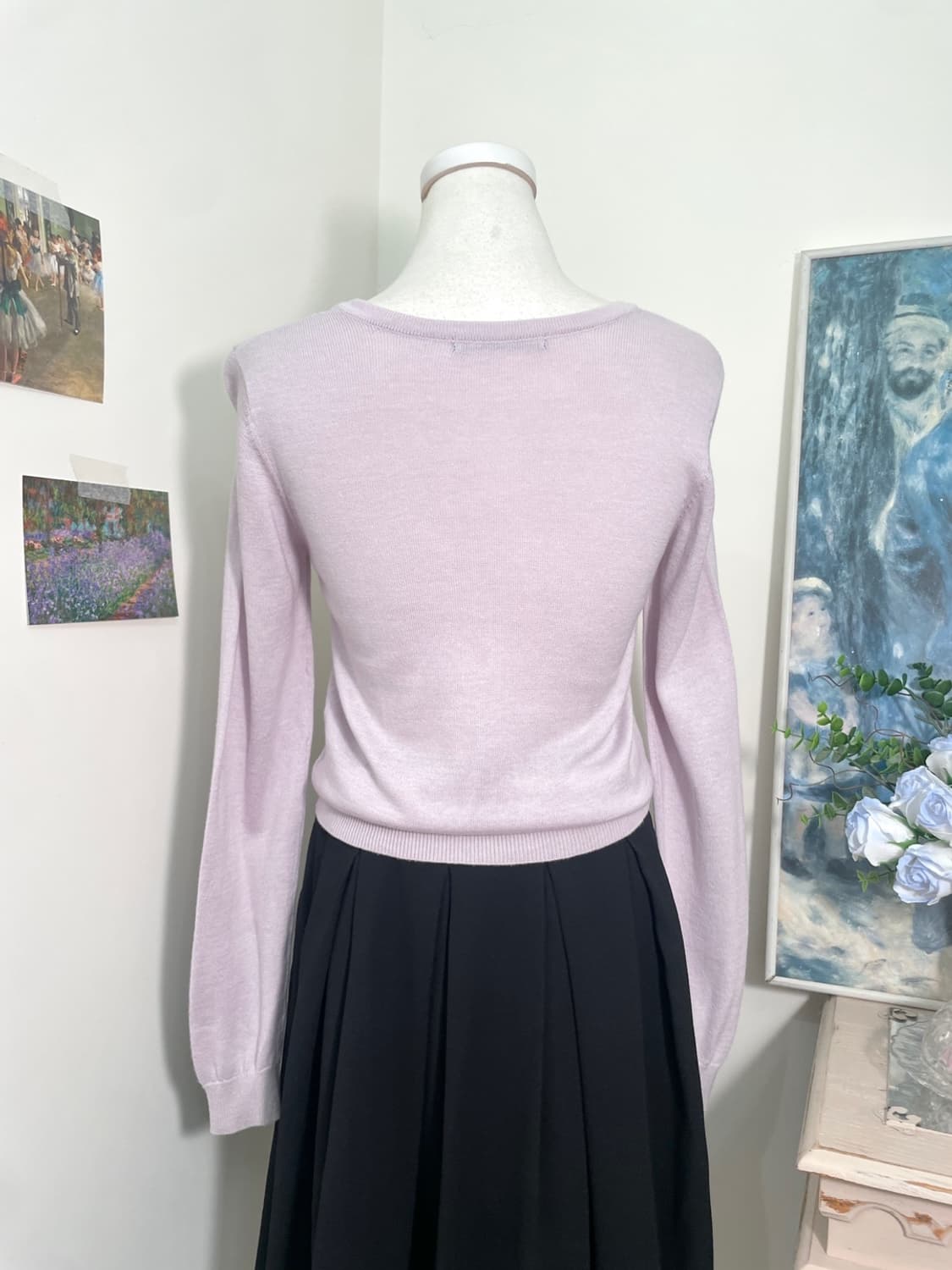 INGNI lavender basic-fit cardigan 상품이미지5
