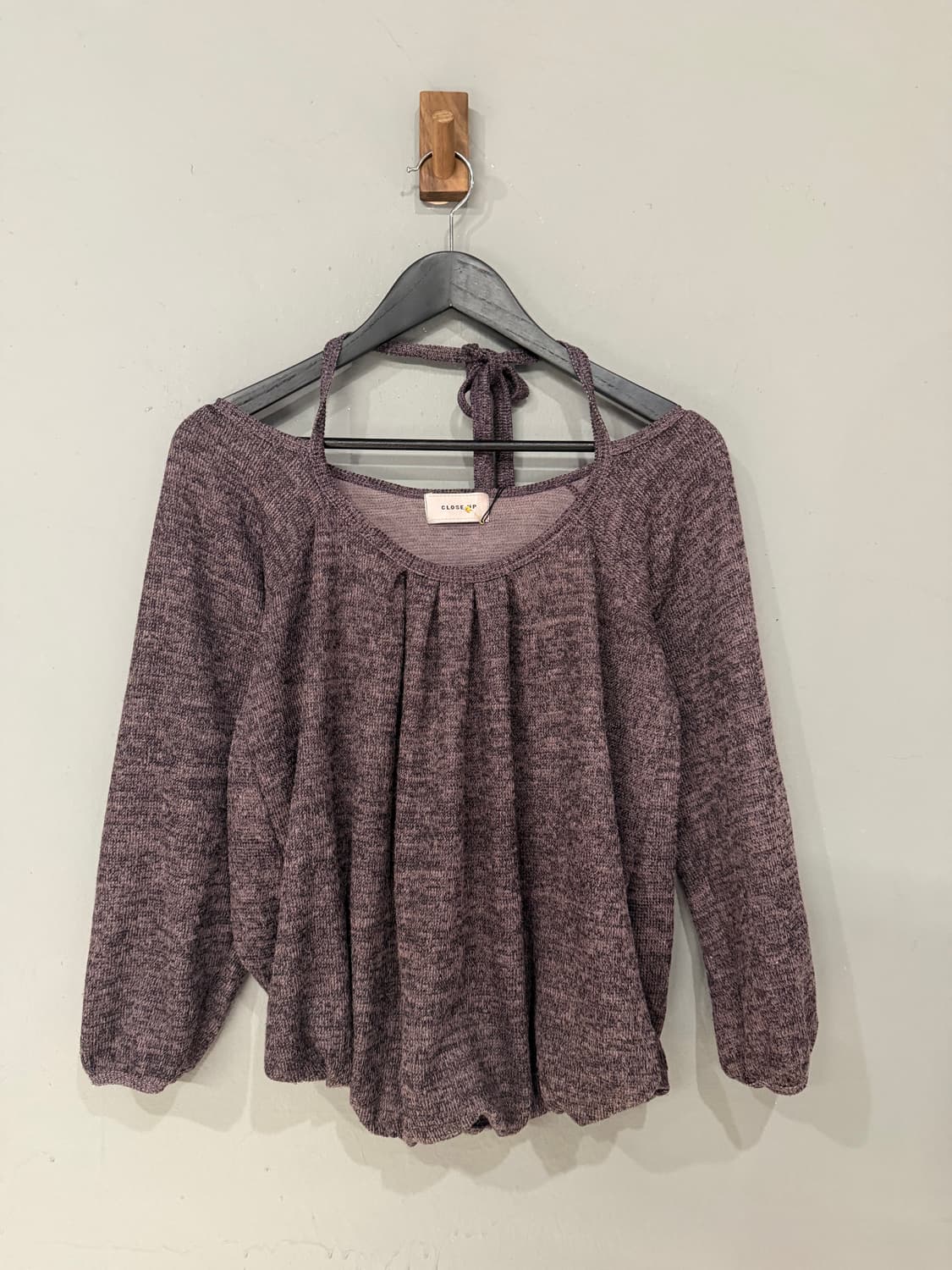 halter-neck pumpkin fit knit sleeve 상품이미지6