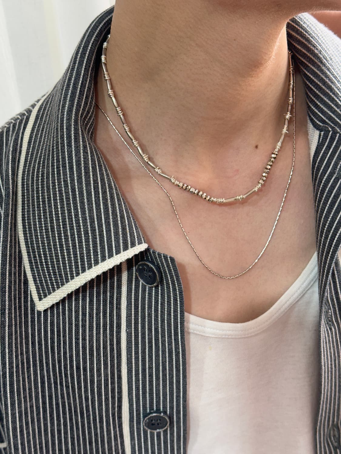 (Only 1)Karen Silver Handcrafted Irregul 상품이미지8