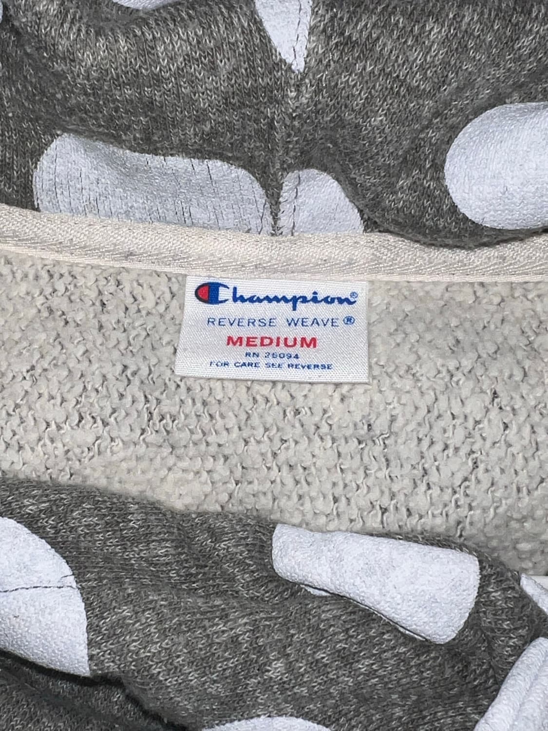 챔피온 도트 후드티 상품이미지2