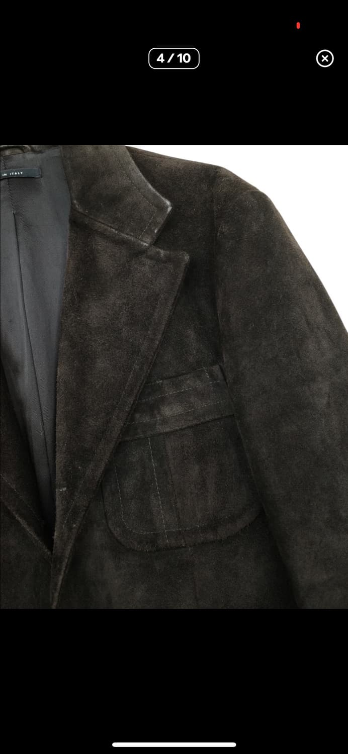 구찌 톰포드 시절 04ss 레더 블레이저 상품이미지5