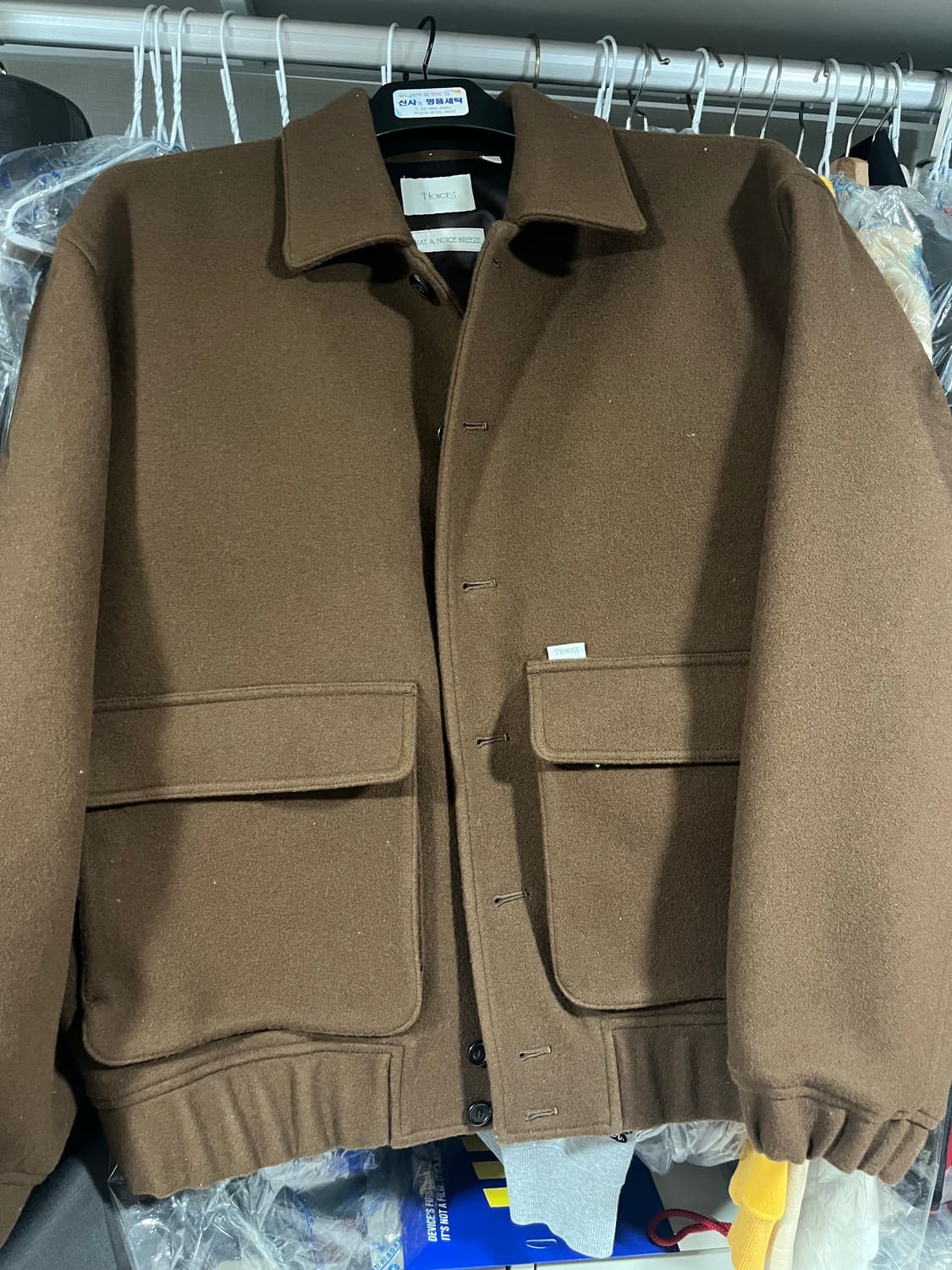 노이스 울 블루종자켓 상품이미지3