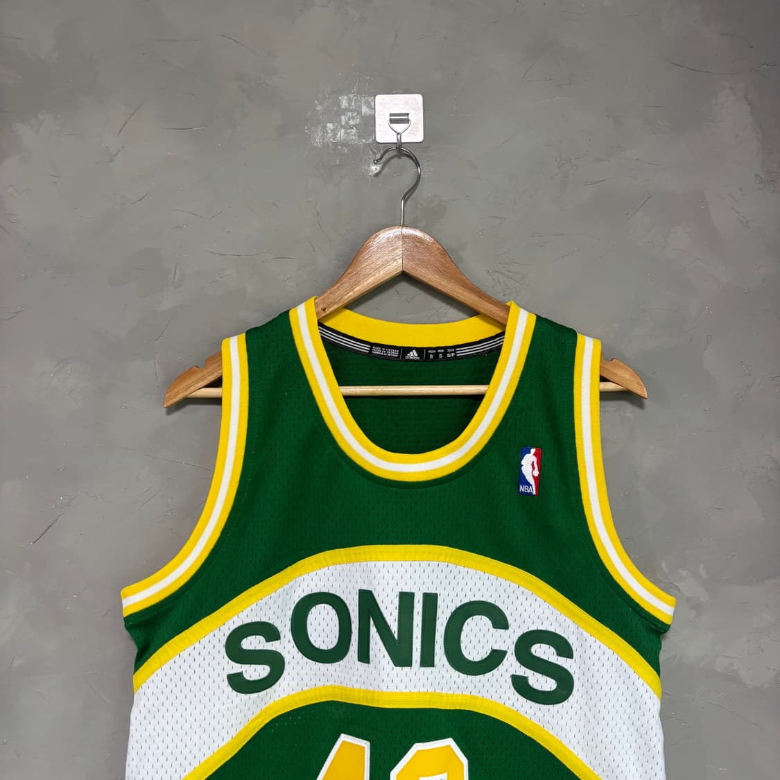 아디다스 NBA 시애틀 슈퍼 소닉스 숀 켐프 농구 져지 상품이미지2