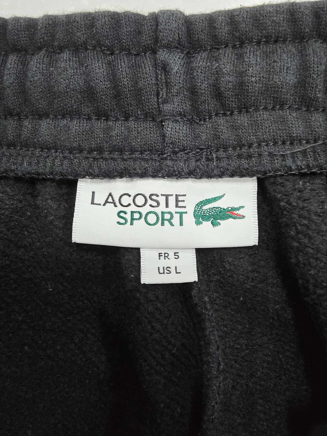라코스테 블랙 트레이닝 조거팬츠 상품이미지6