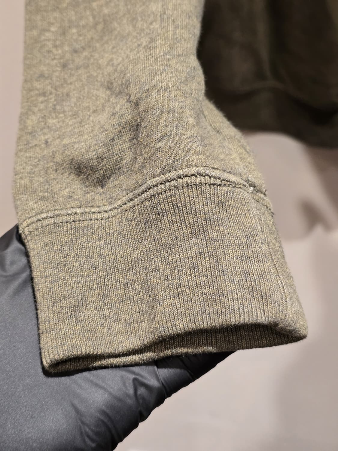 Nike 올리브 그린 스웻 집업 상품이미지4