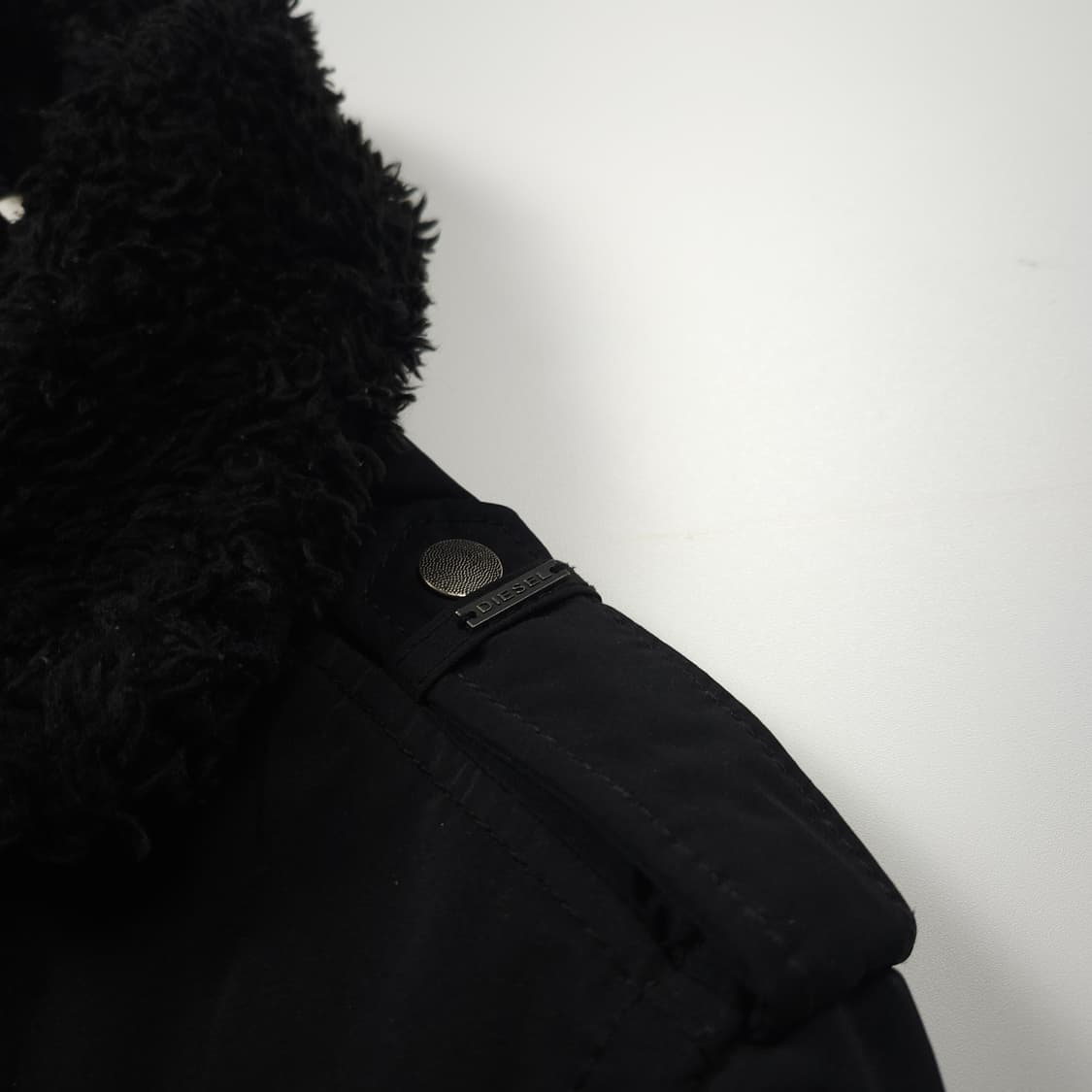 디젤 Y2K 올드스쿨 쉐르파 필드 점퍼 자켓 (XL) 상품이미지3