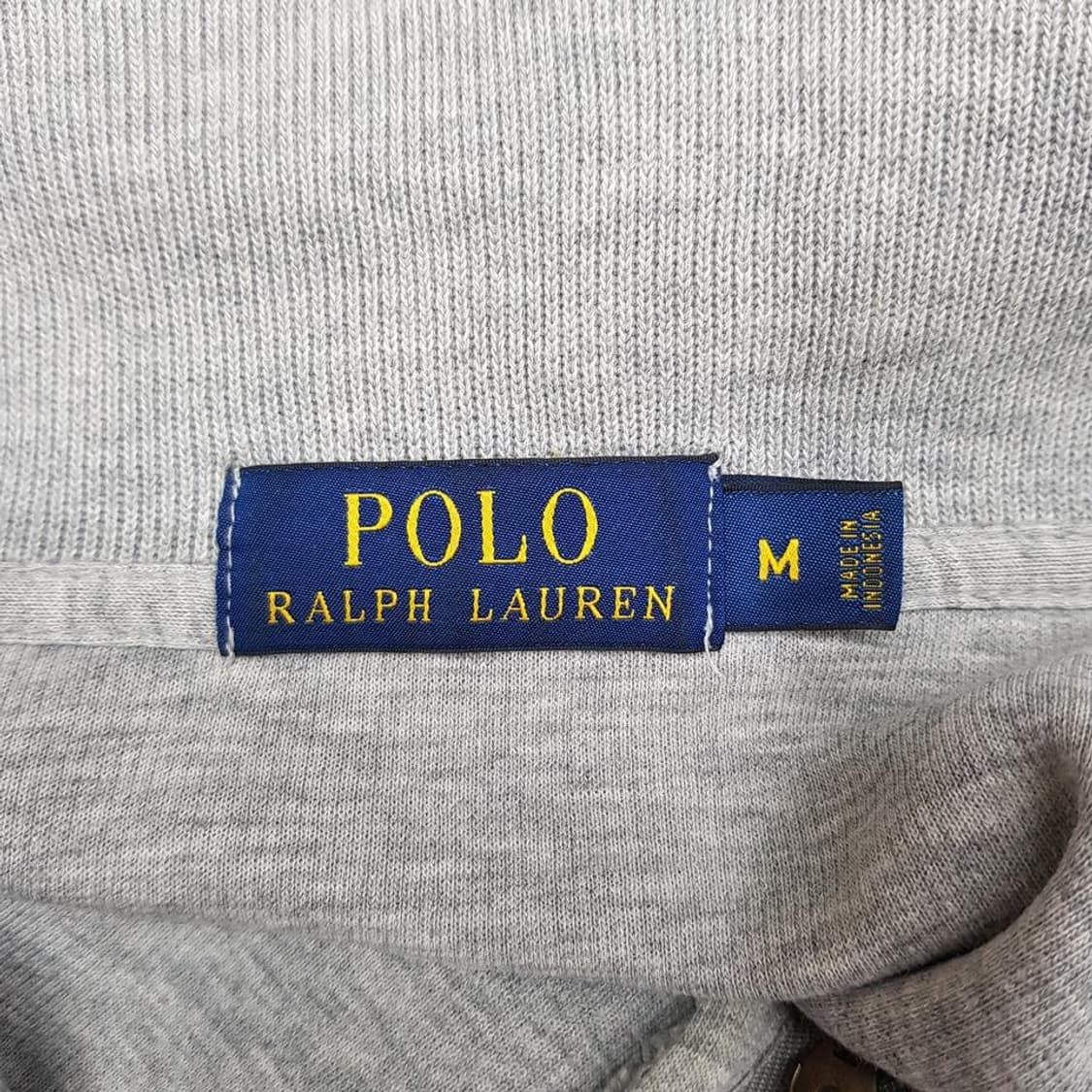  폴로 랄프로렌 면소재 하프집업 니트  M사이즈 상품이미지3