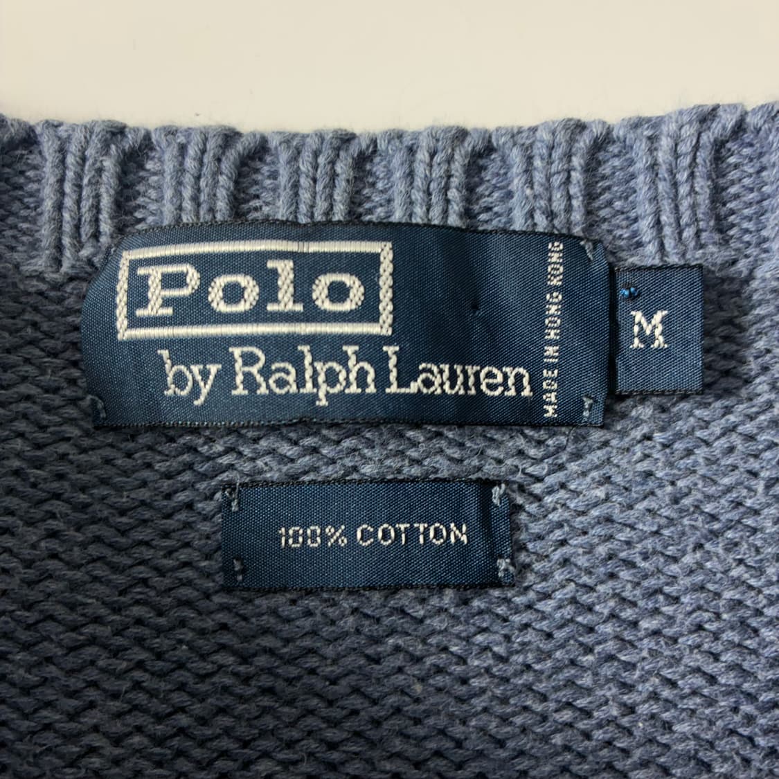 Polo  폴로 랄프로렌 자수 코튼 소라 크루넥 니트   상품이미지5