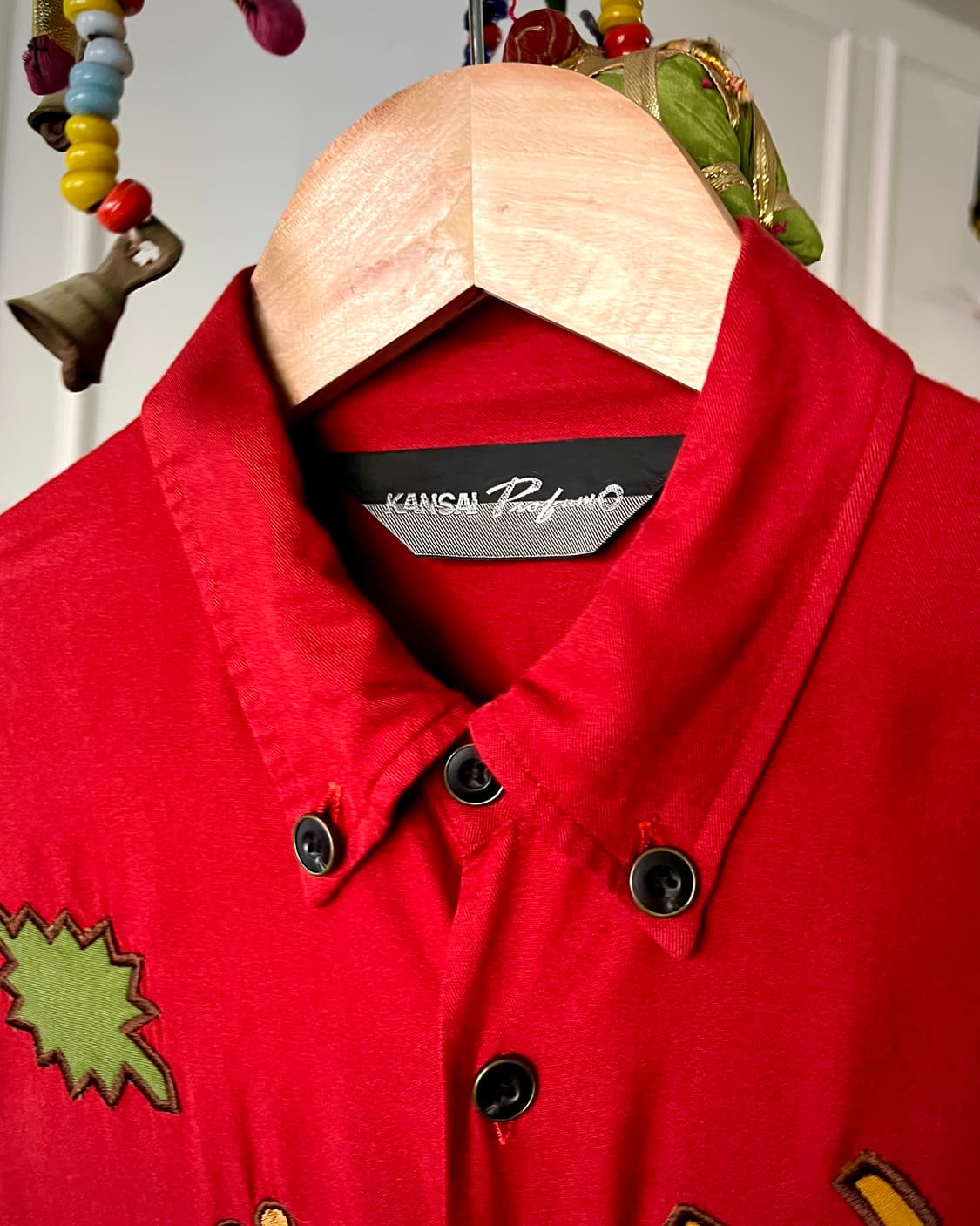 1980-90s KANSAI Profumo Patch-Work Shirt 상품이미지4