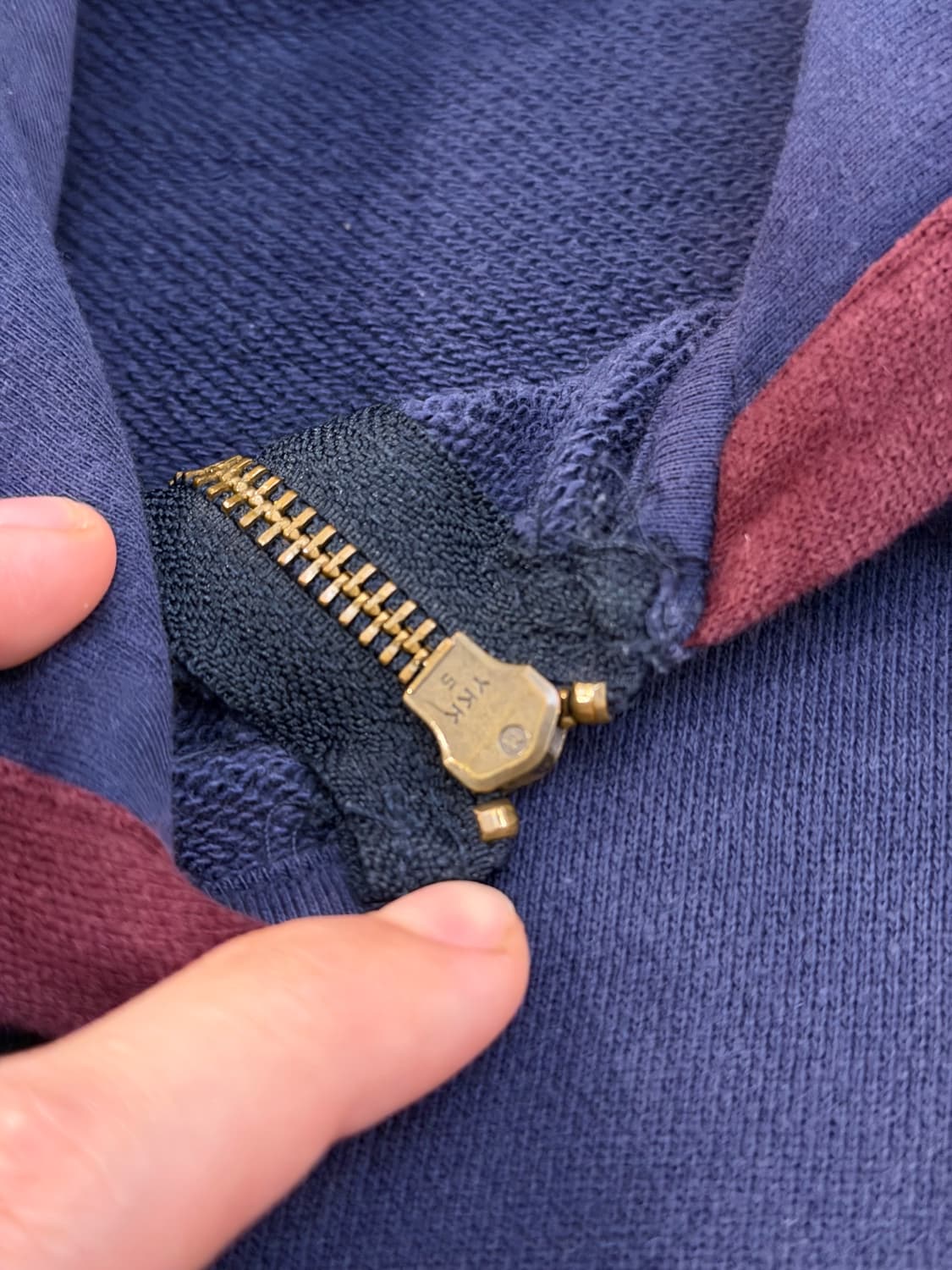 폴로 랄프로렌 빅포니 치프키프 배색 후드집업 상품이미지4