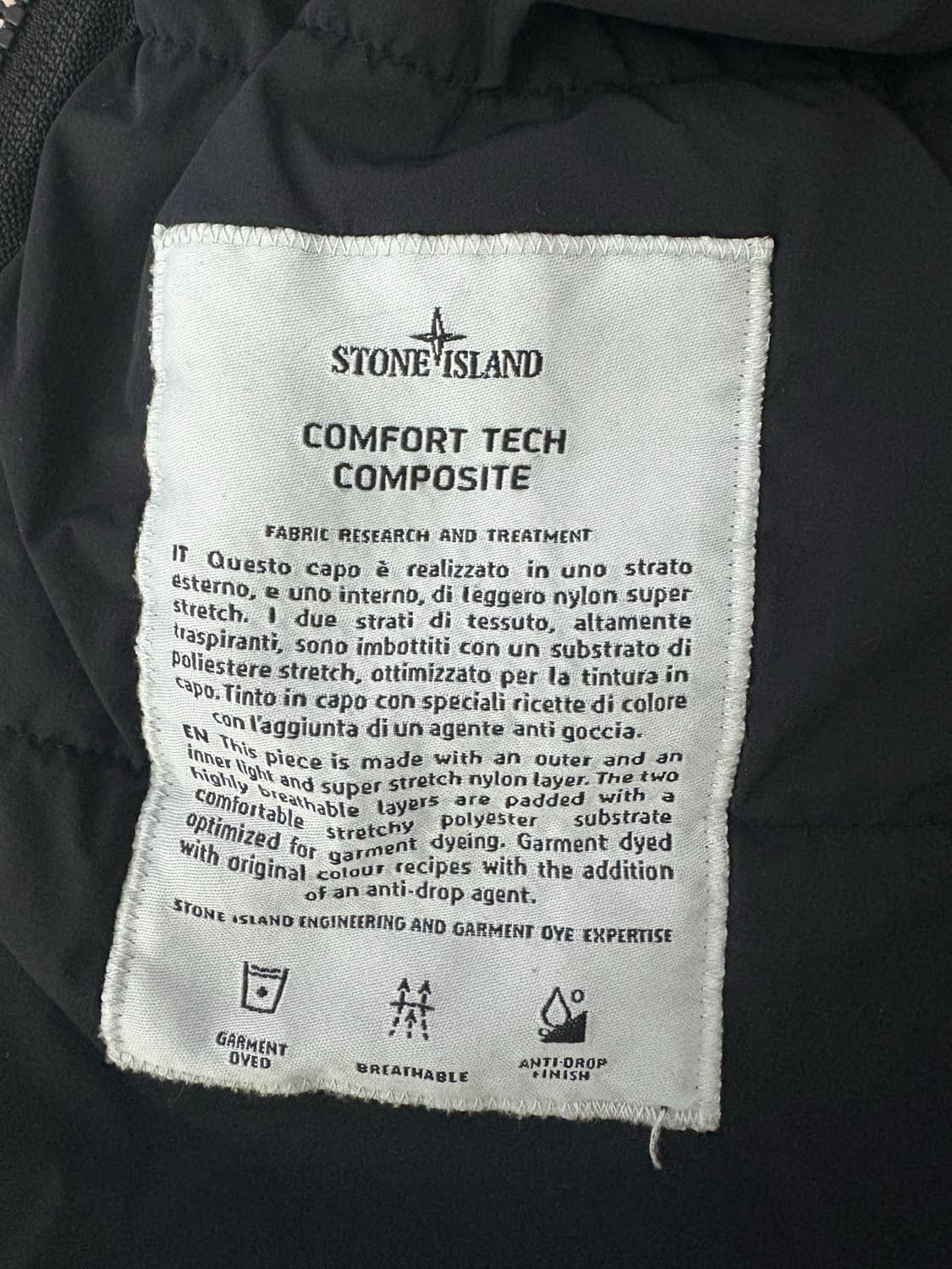 [L] 백화점판 스톤아일랜드 컴포트 테크 자켓 상품이미지4