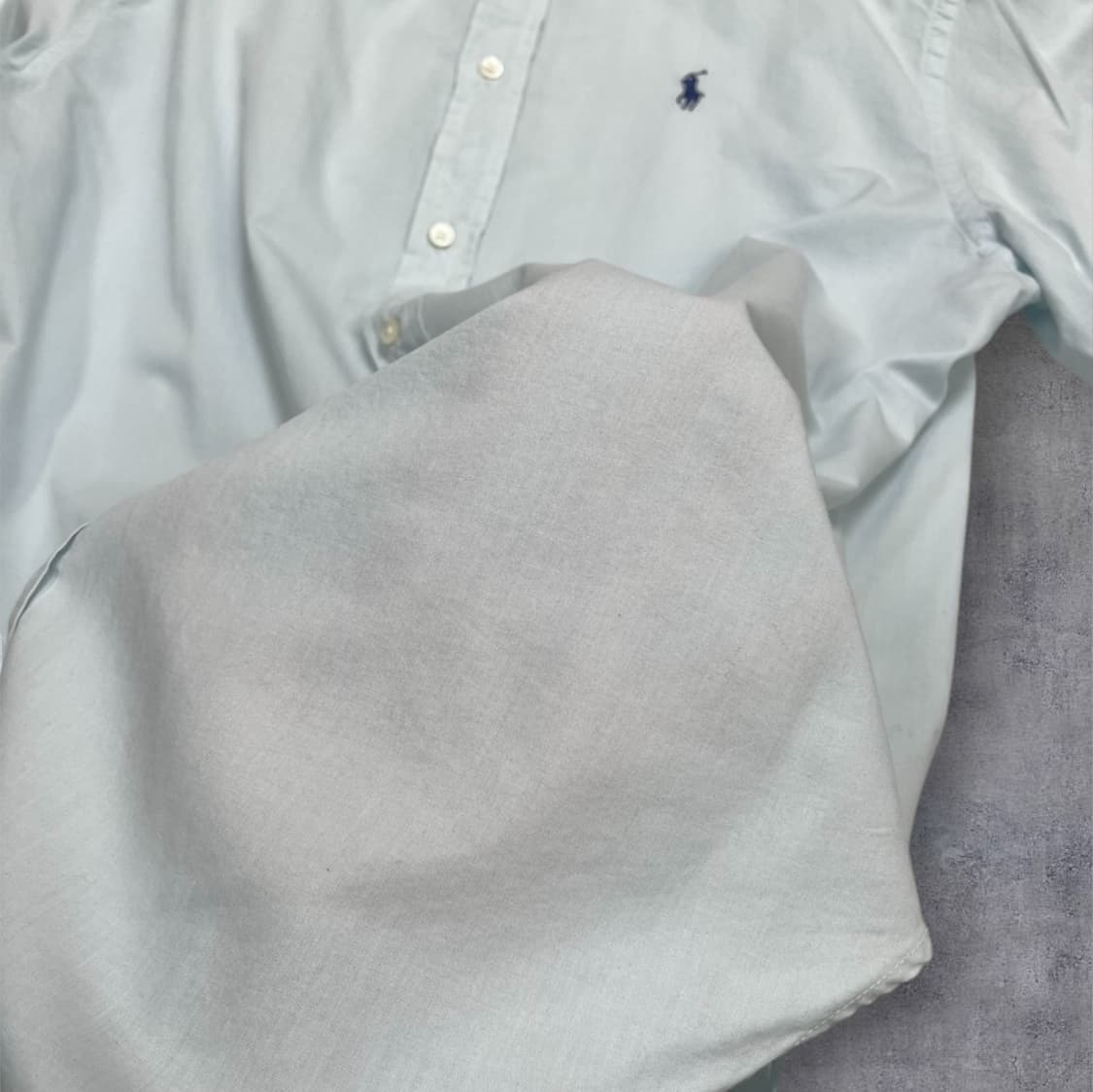 폴로 랄프로렌 스카이블루 포니자수 셔츠 S 상품이미지5