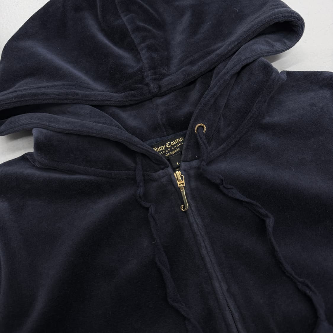 쥬시꾸뛰르 Y2K 벨벳 벨루어 후드집업 상품이미지4