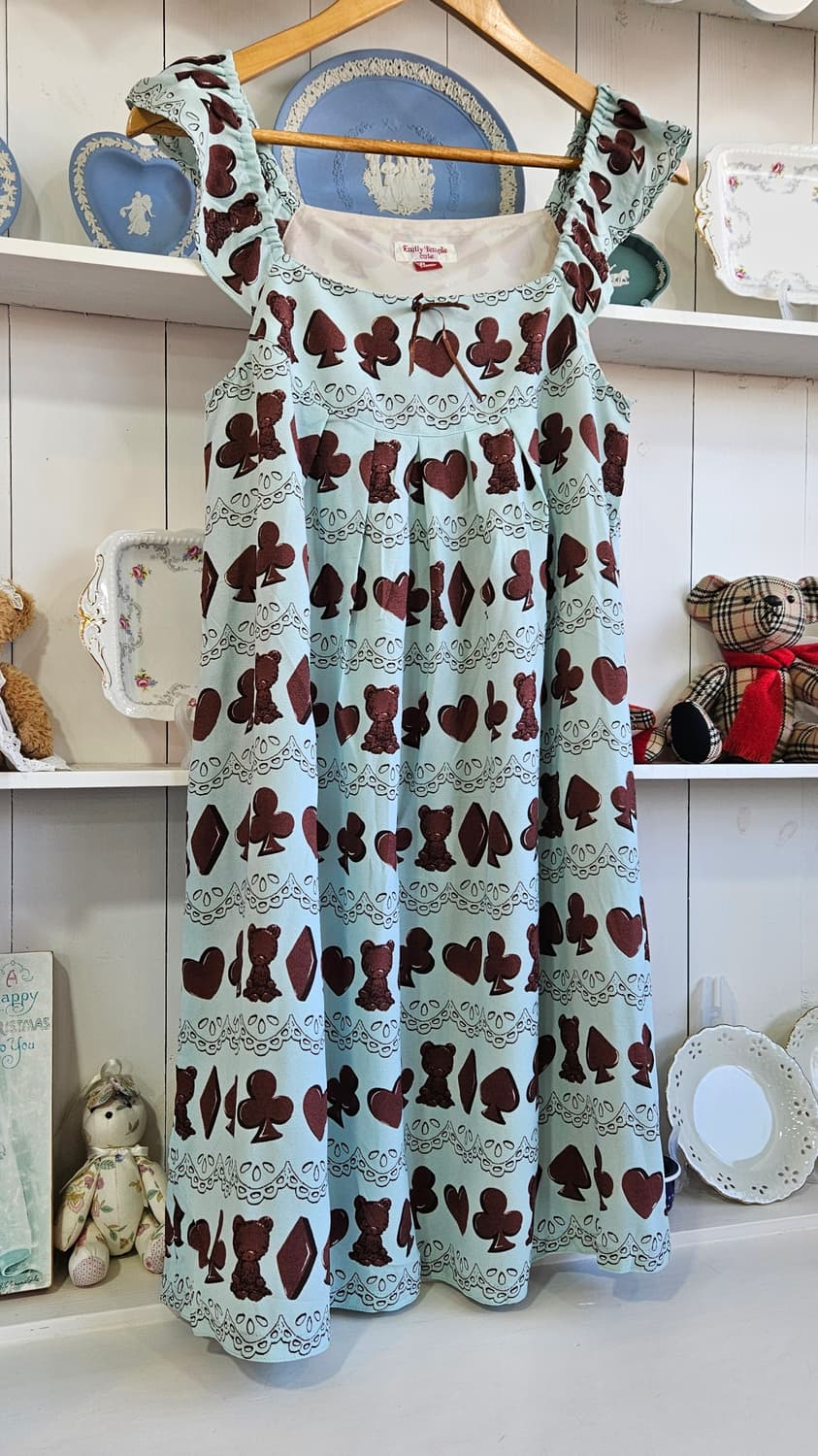 (Emily Temple cute) 민트초코테디 원피스 상품이미지2