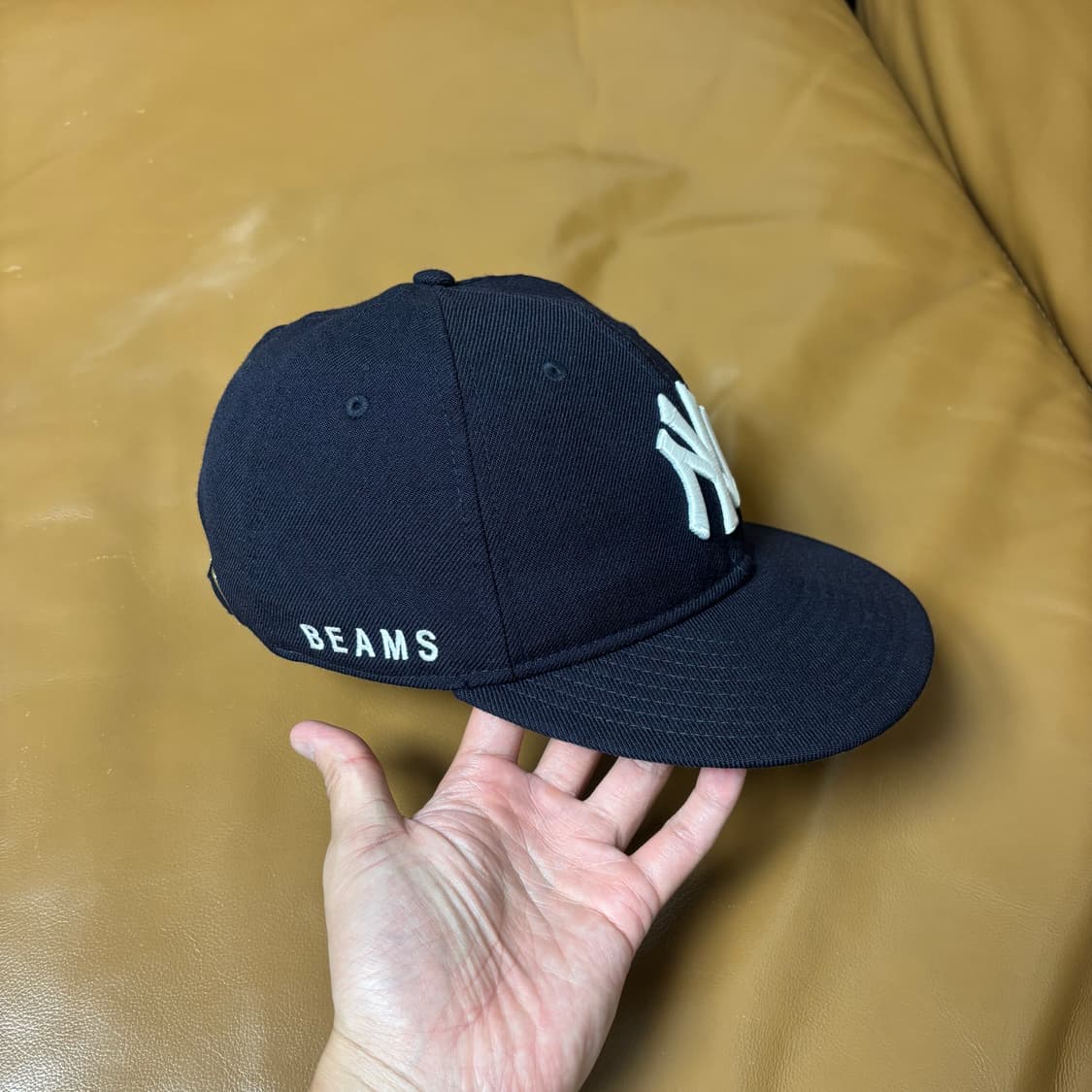 Beams 빔즈x뉴에라 뉴욕 양키즈 9Fifty 6패널 볼캡 모자 상품이미지3