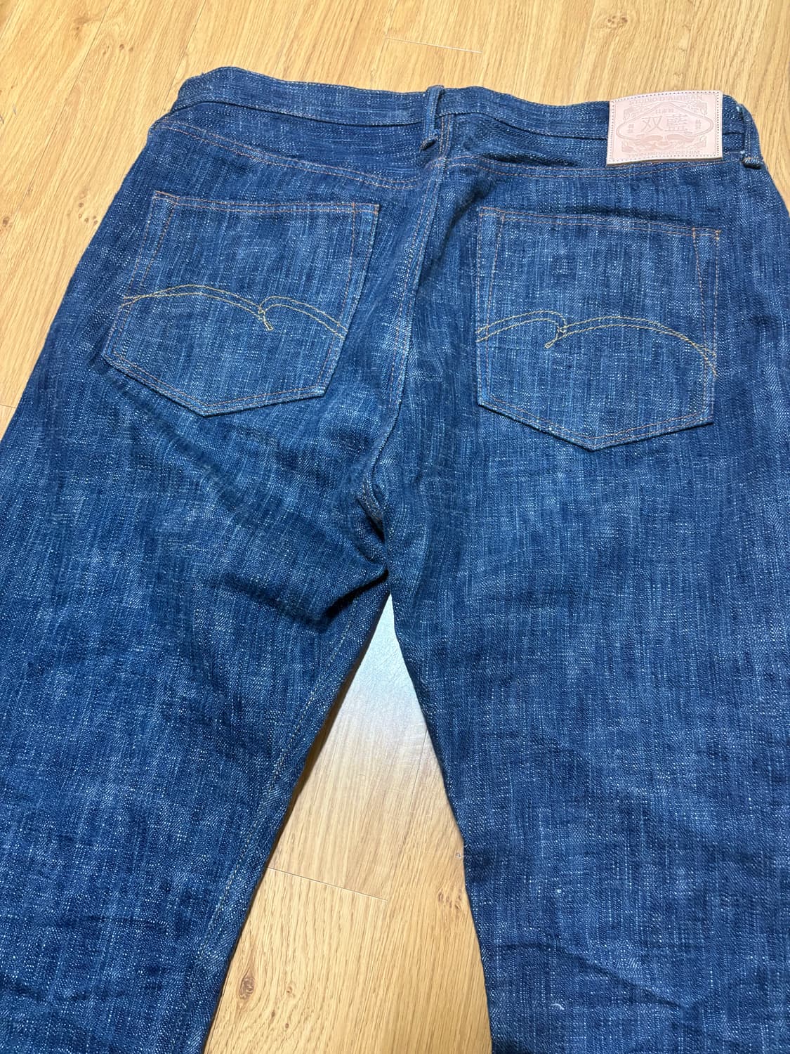 스튜디오 다치산 더블 인디고 데님 팬츠 상품이미지7