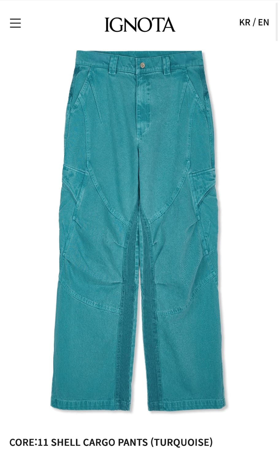 (구매)CORE:11 SHELL CARGO PANTS  상품이미지1