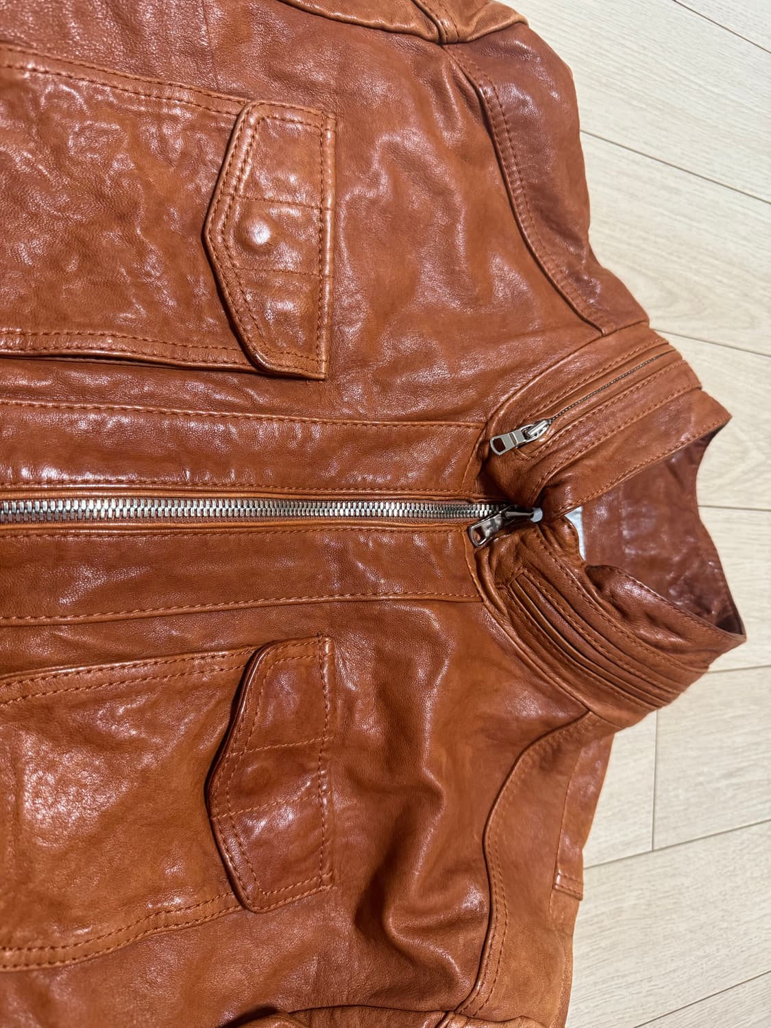 빈티지 100%양가죽 자켓 상품이미지2