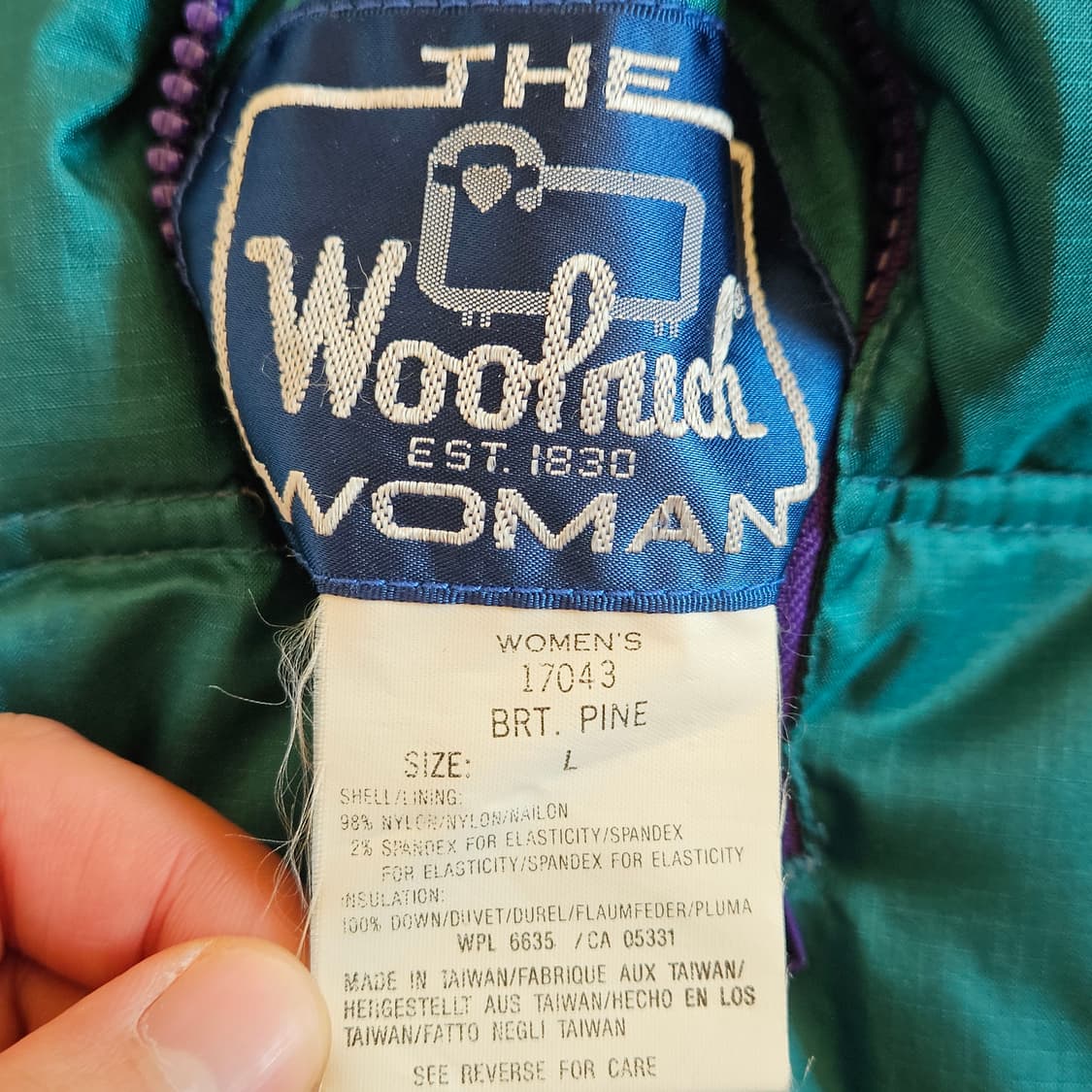 90s 울리치 덕다운 리버시블 상품이미지5