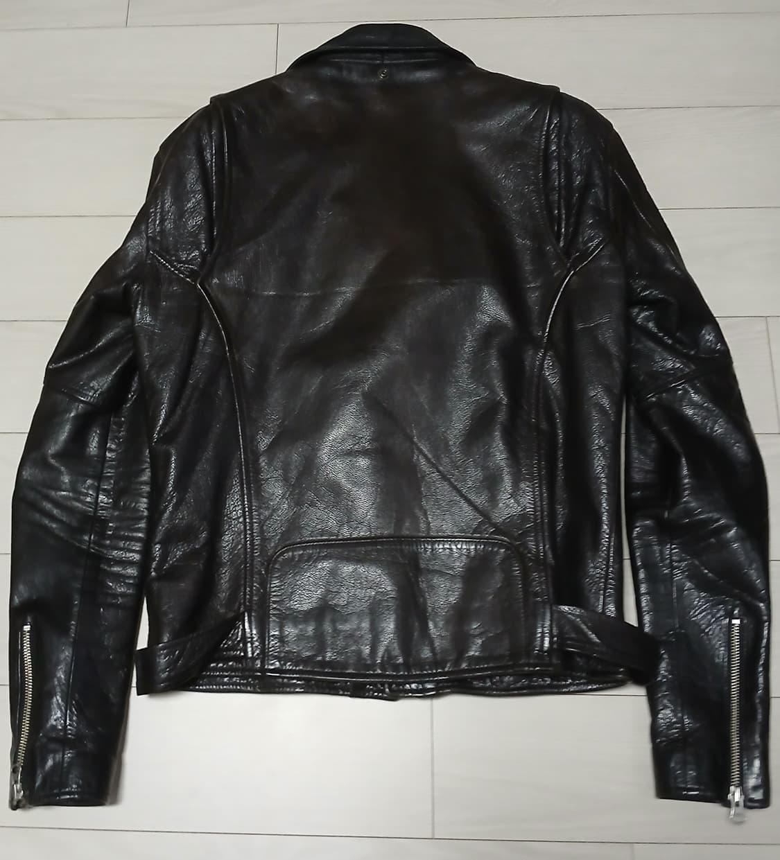 디아프바인X블랙키스트 가죽 라이더 자켓M 상품이미지2