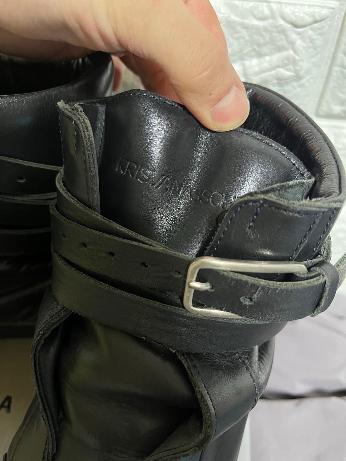 Kris Van Assche leather strap Hightop  상품이미지5