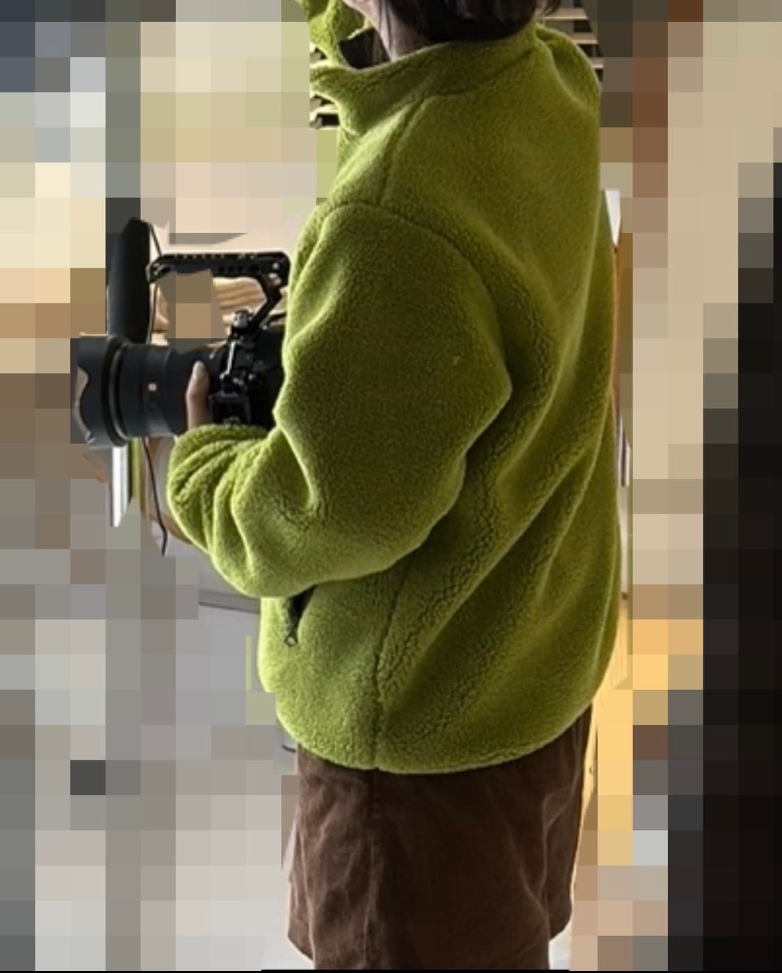 스투시 쉐르파 플리스 리버시블 자켓 모스 그린 상품이미지4