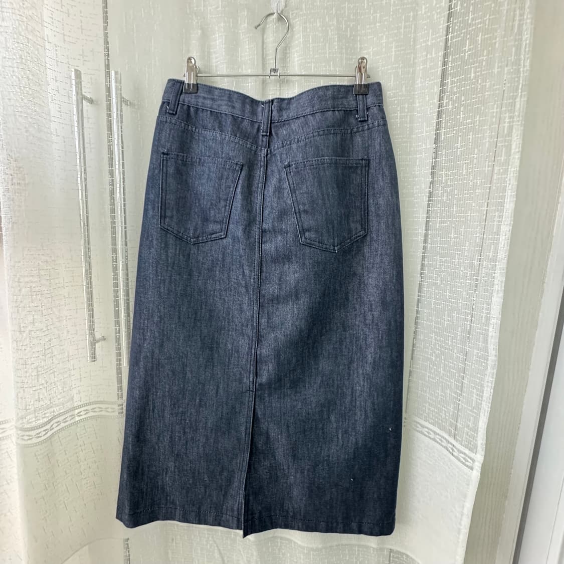 진청 데님 롱스커트 M 상품이미지6