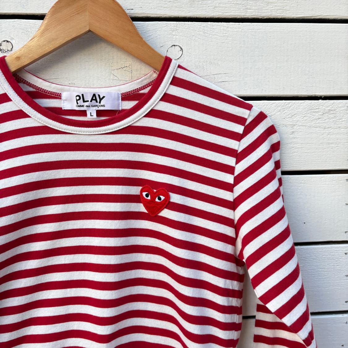 Comme des Garcons 꼼데가르송 스트라이프 롱슬리브 티셔츠 상품이미지3