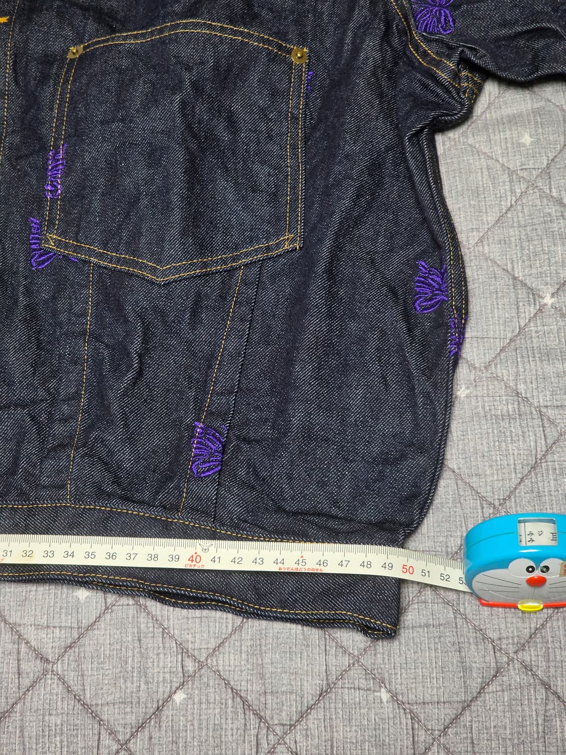 니들스 x 비버 2026 ss 12oz 빠삐용 데님자켓 상품이미지8