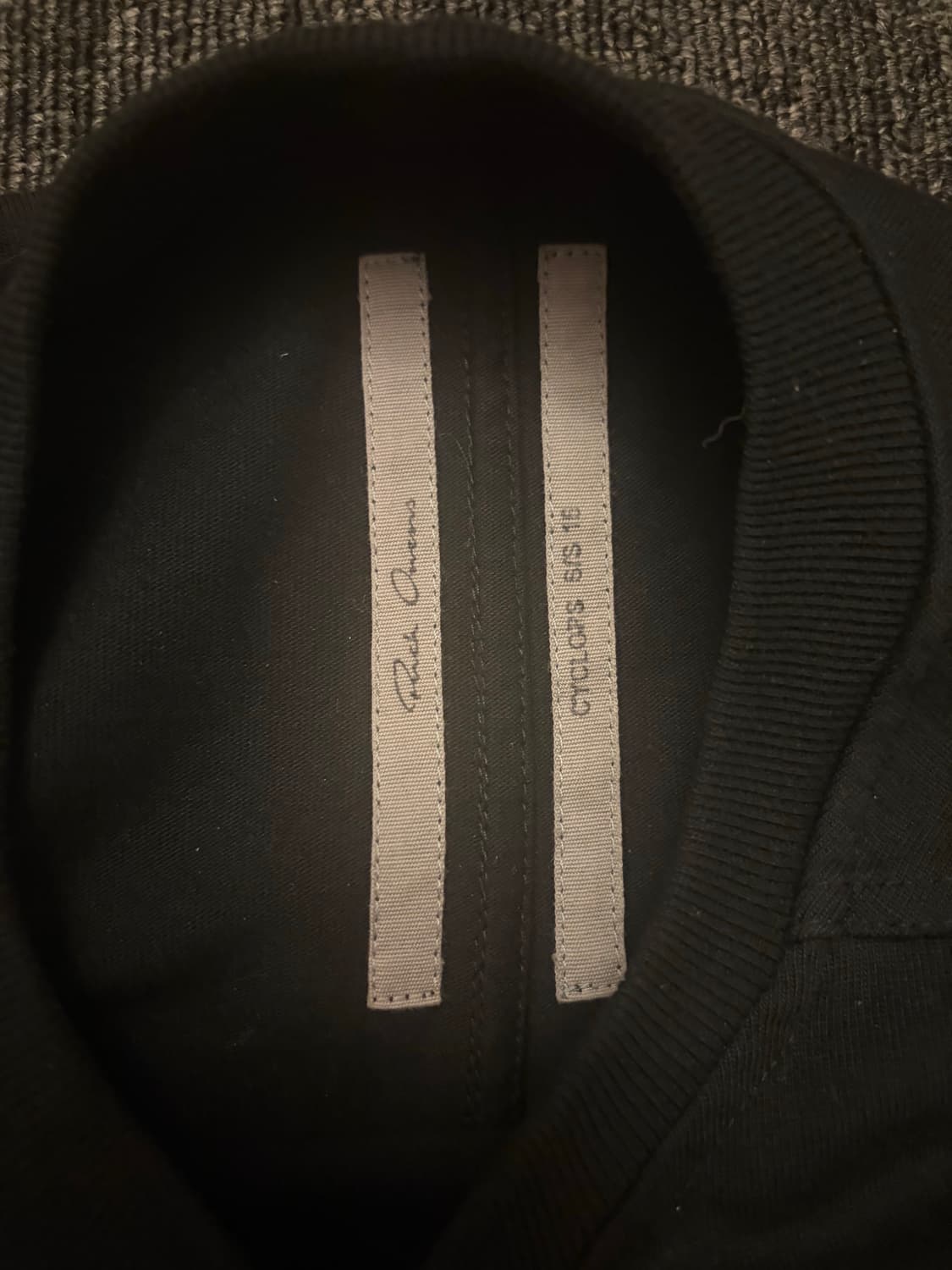 릭오웬스 16ss 긴팔티 xs(95) 상품이미지2
