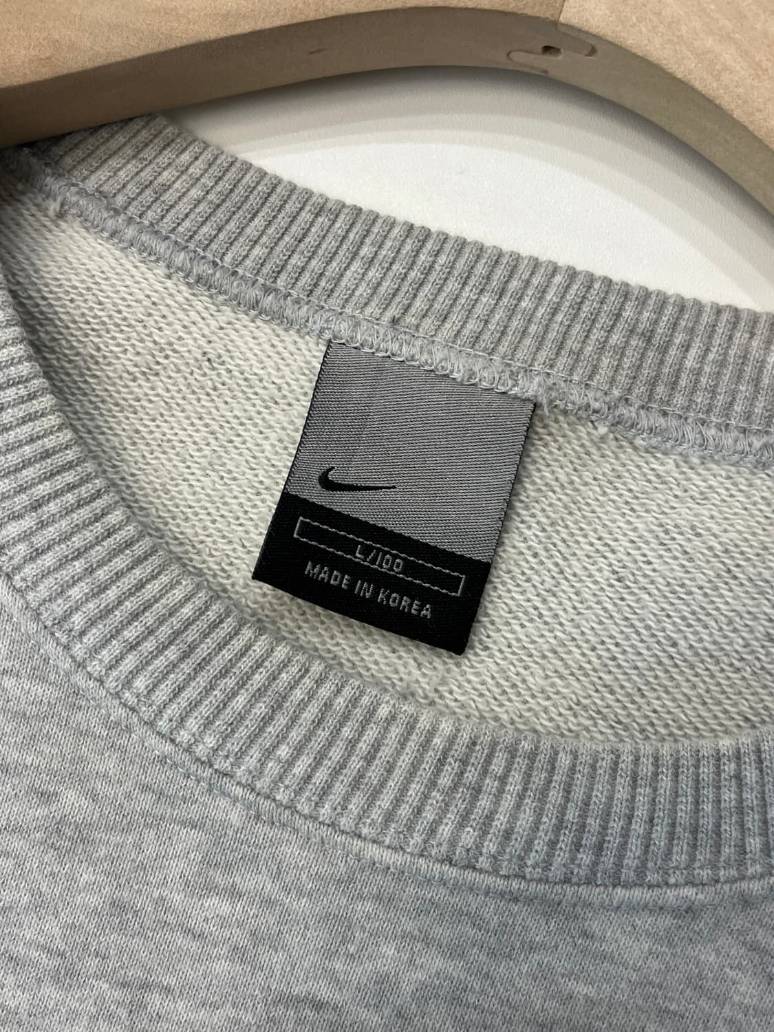 Nike 올드 나이키 레터링로고 그레이컬러 맨투맨 상품이미지6