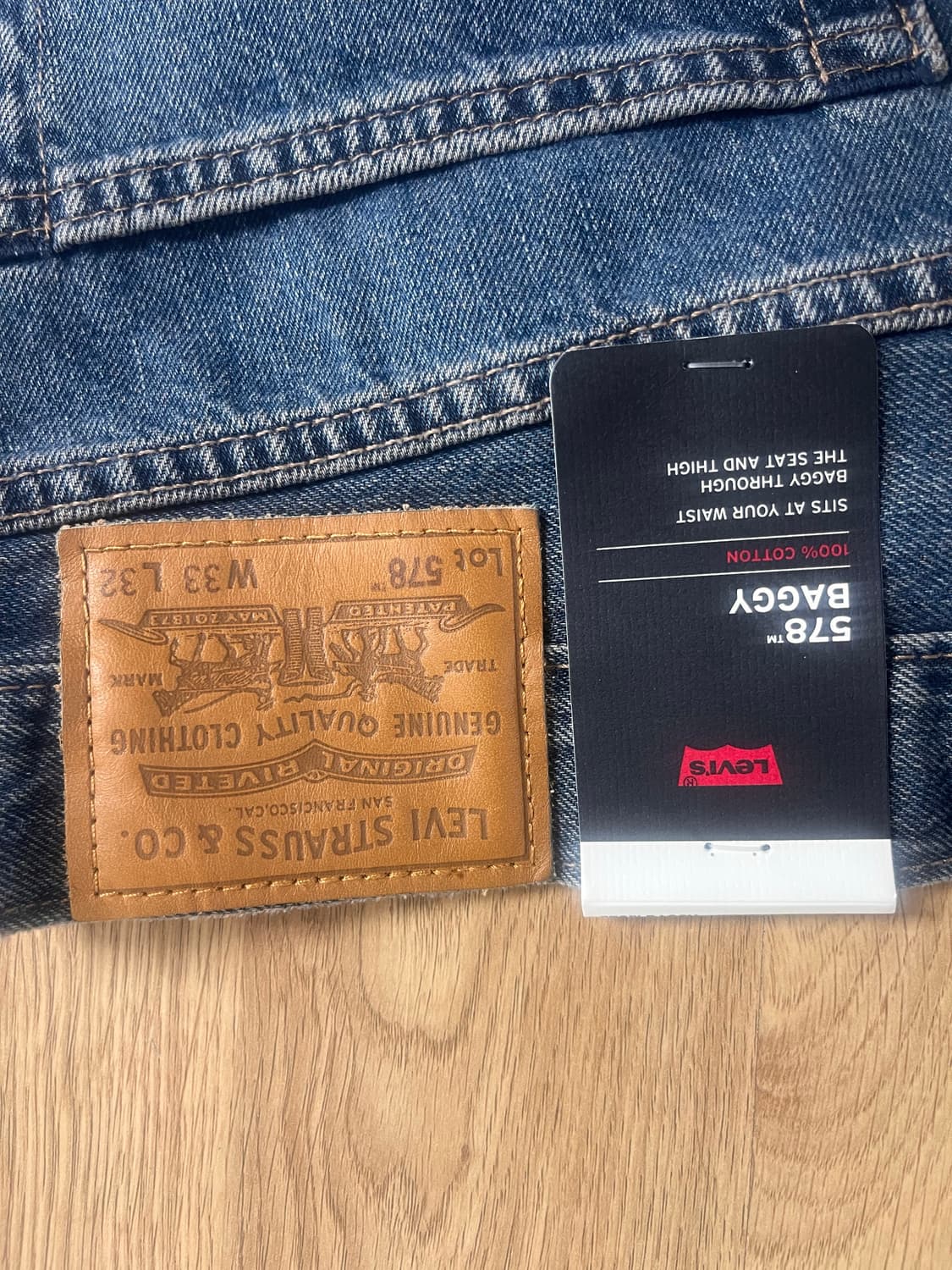 리바이스 578 프리미엄 32*33 상품이미지4