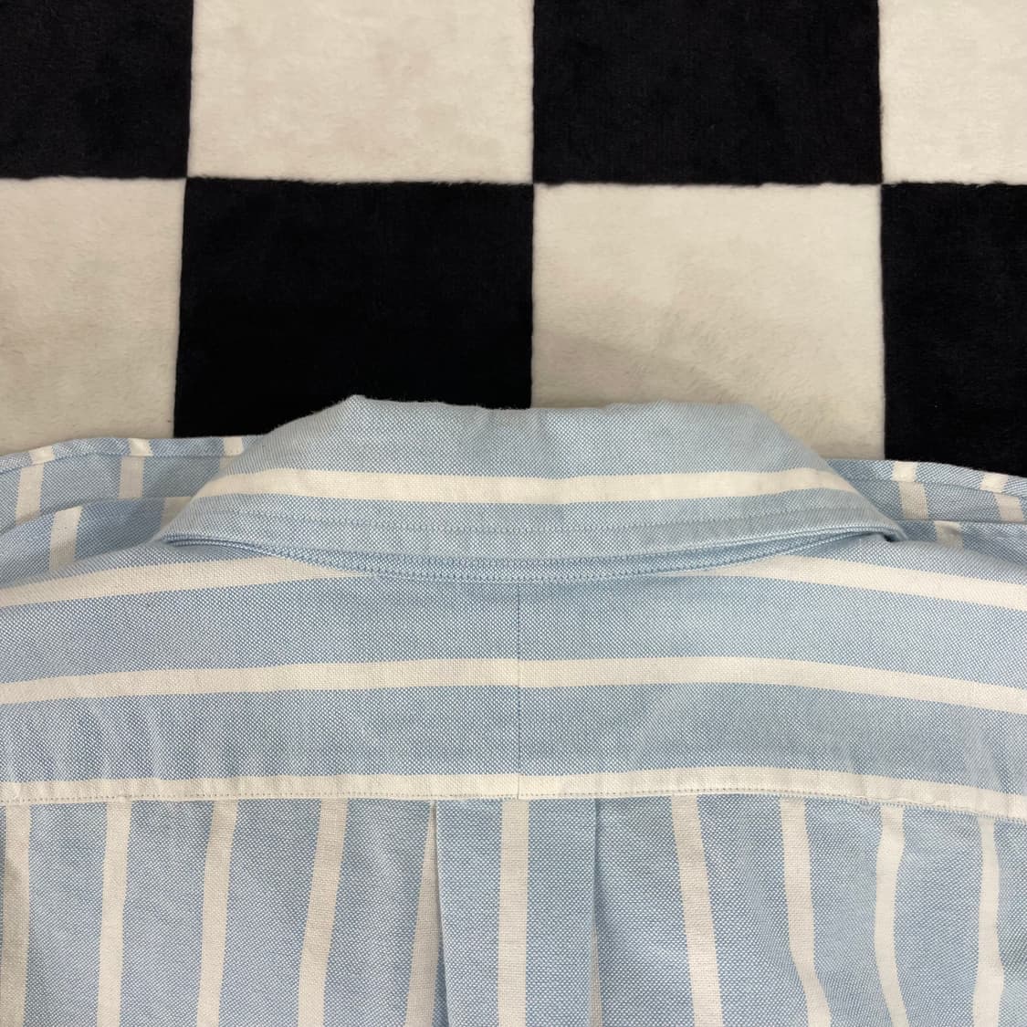 폴로 랄프로렌 스트라이프 반팔 셔츠 (L) 상품이미지3