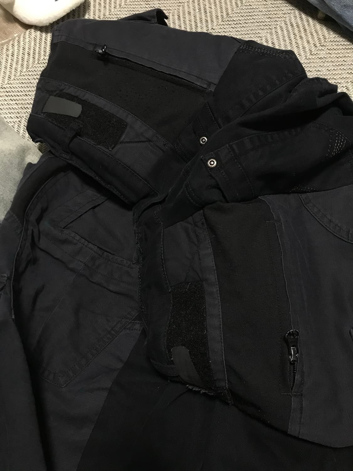 빈티지 와이즈걸 네이비 커스텀 팬츠 상품이미지4