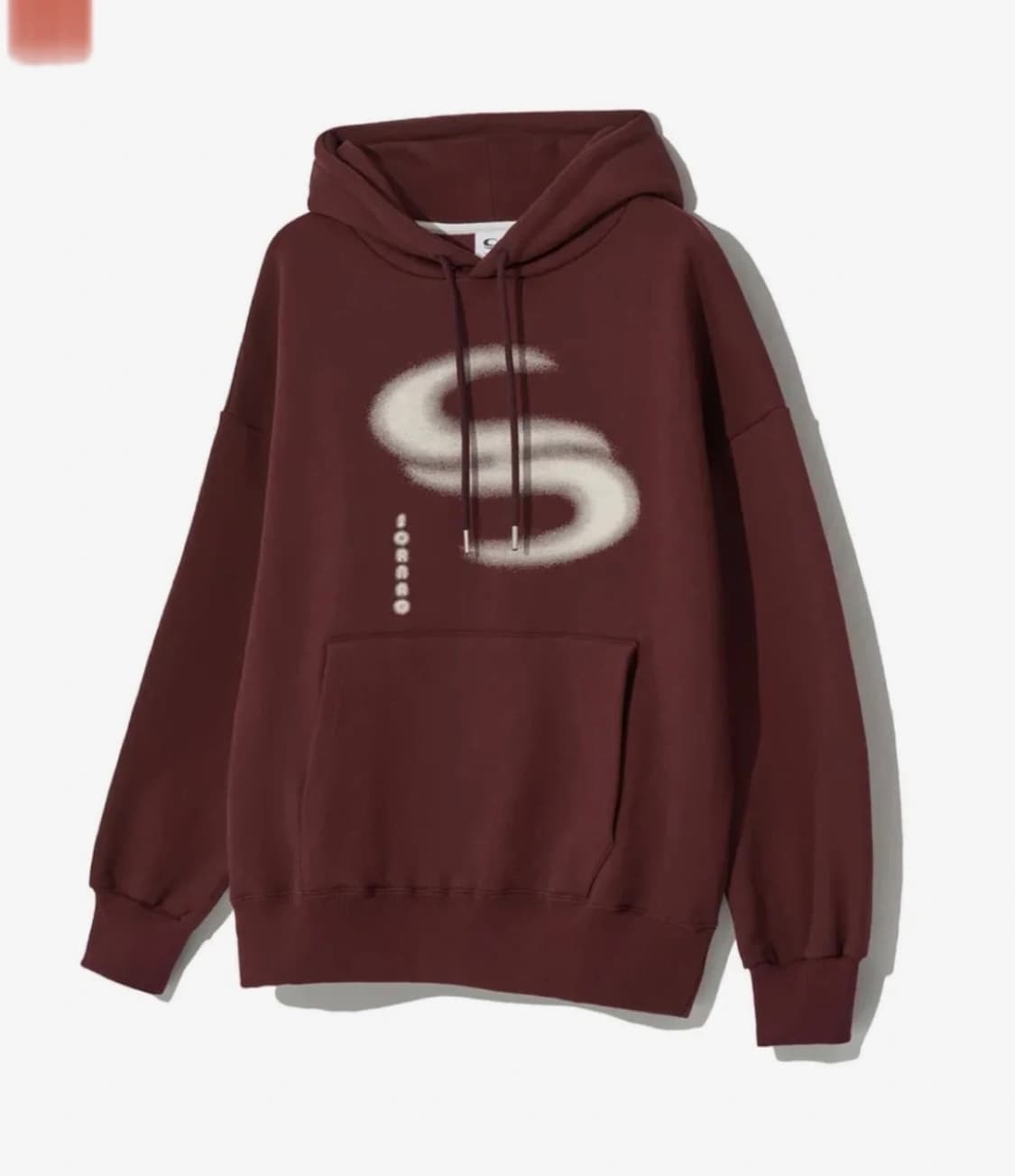 소라노 버건디 후드티  M 상품이미지1