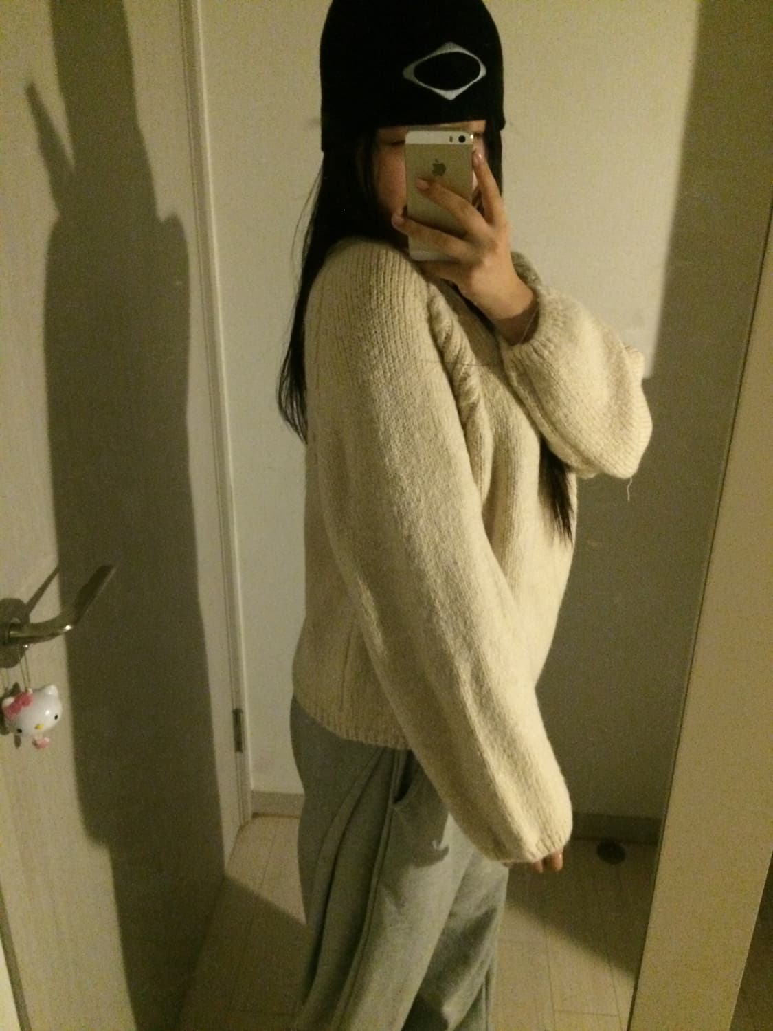 빈티지 아이보리 니트 상품이미지5