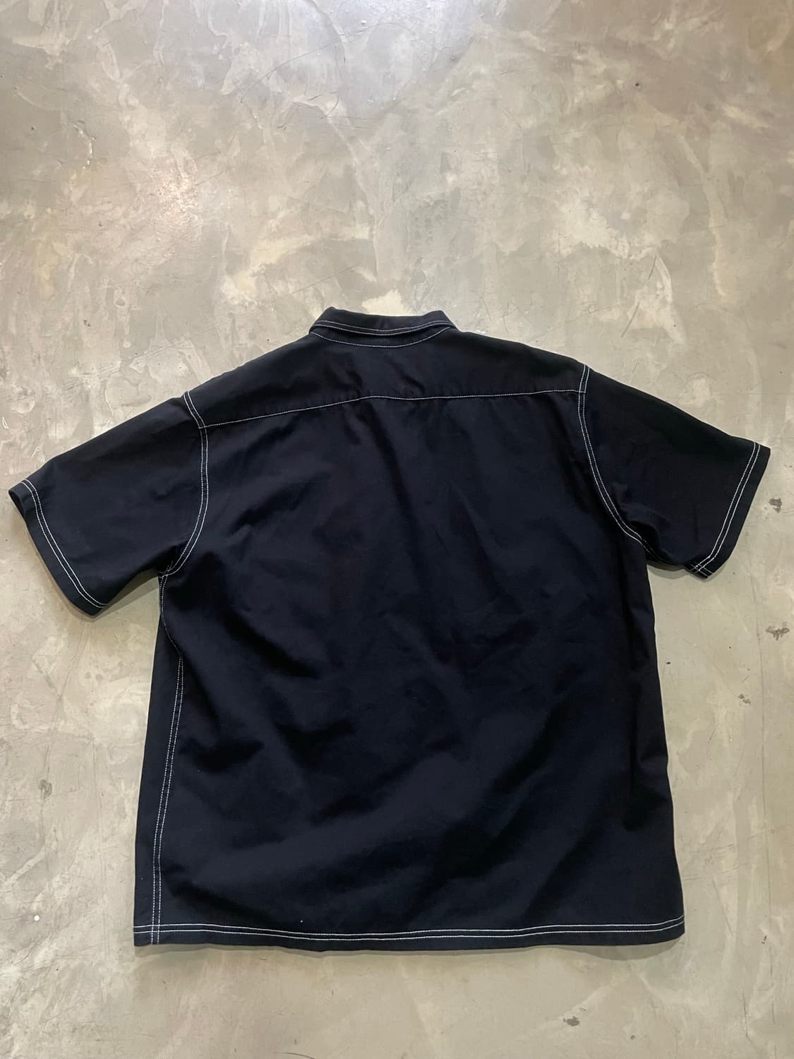 XLARGE 반팔 집업 블랙 XL 상품이미지6