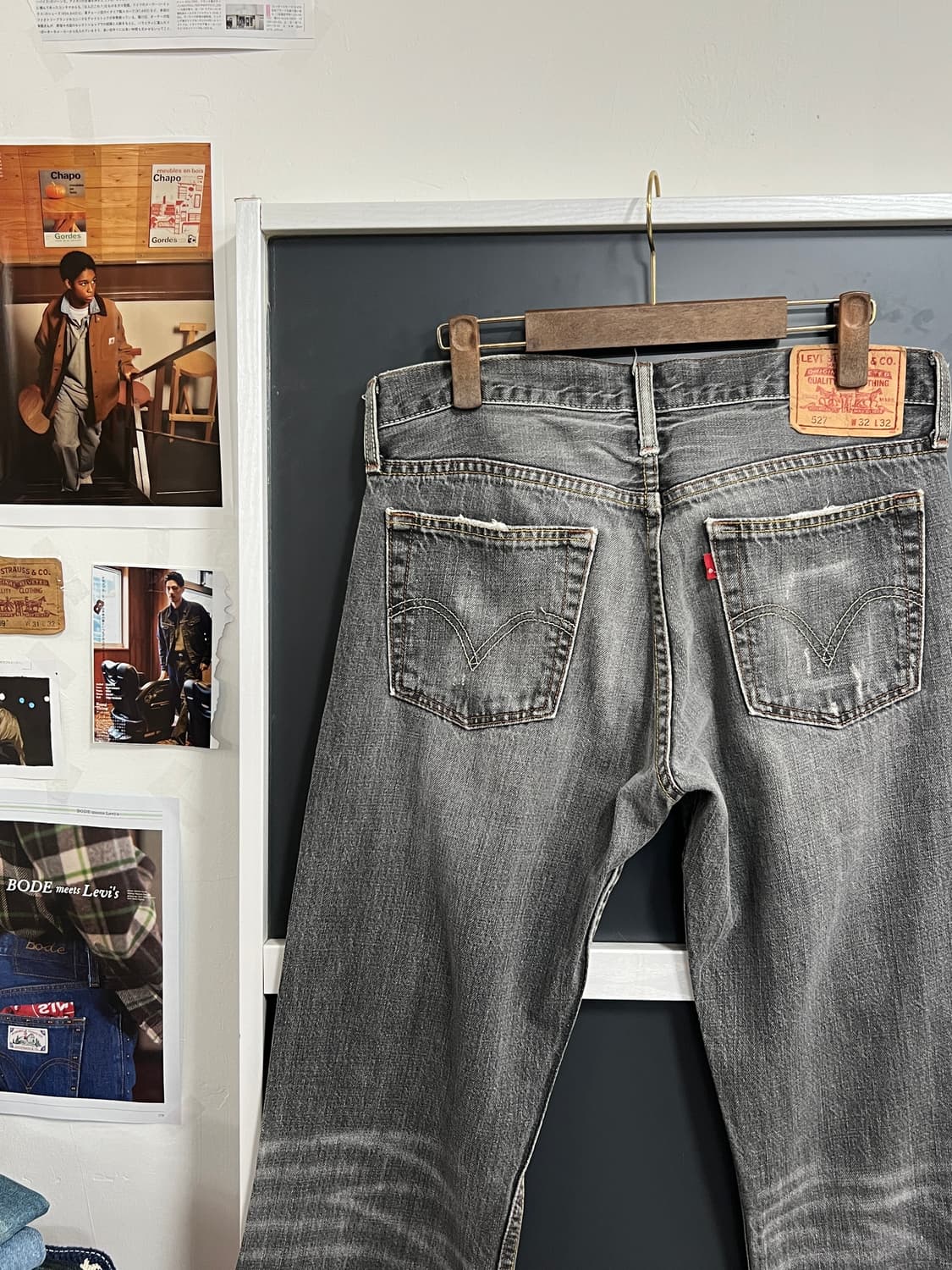 00s Levis 리바이스 527 로우 부츠컷 나팔핏 데님 팬츠 상품이미지2