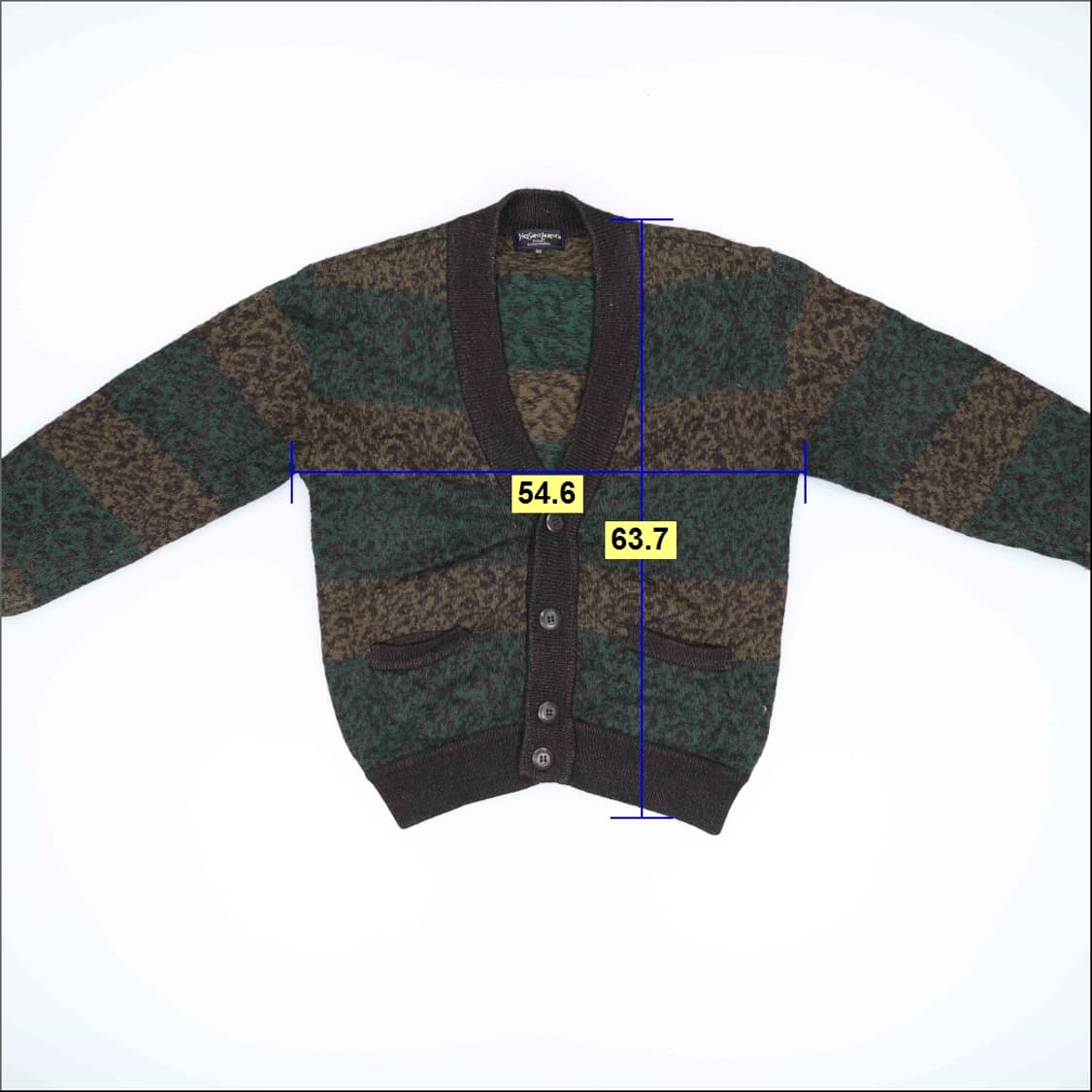 90 YSL입생 빈티지 가디건 0304H1 상품이미지6