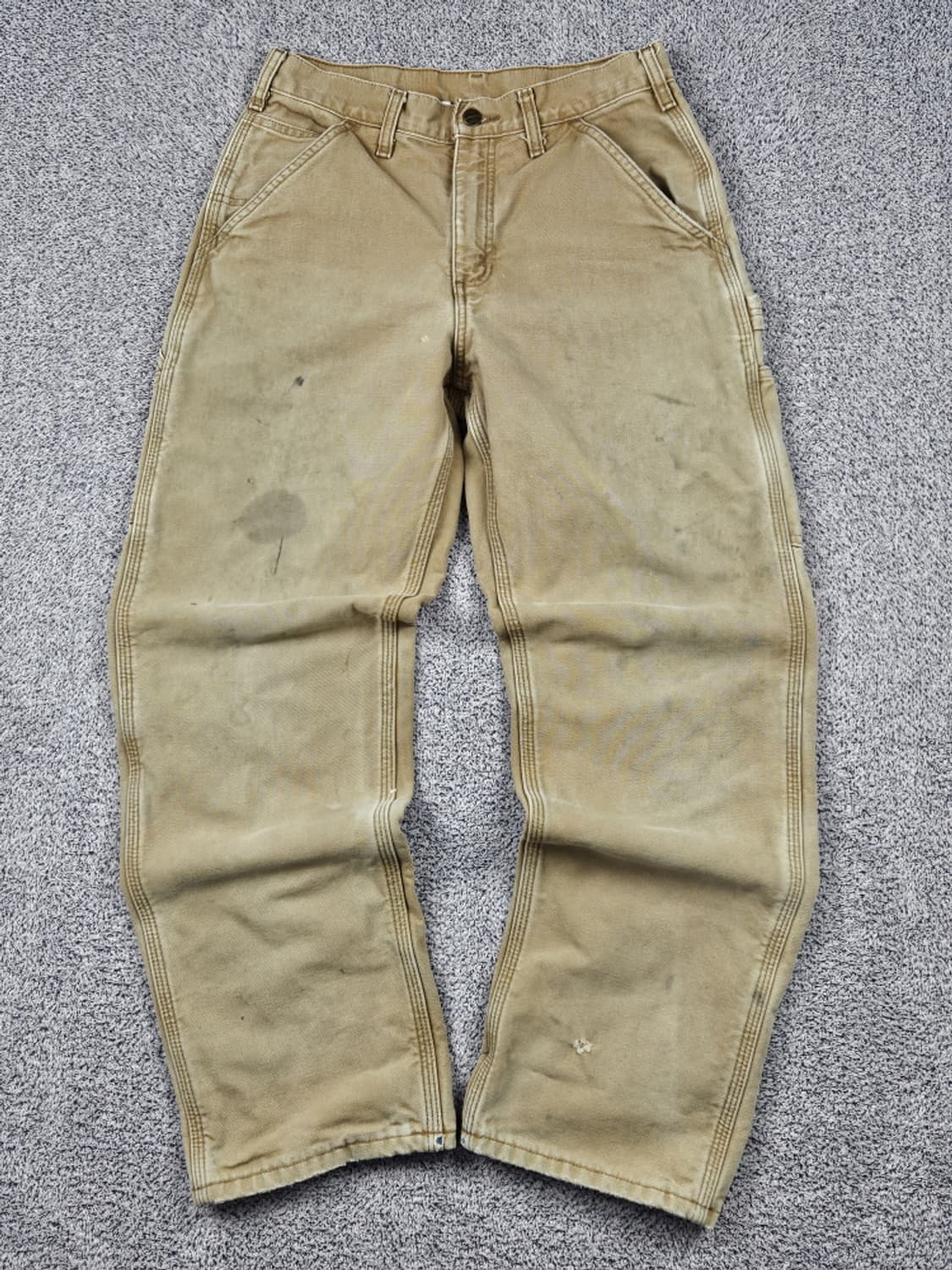 칼하트 헤비 플란넬 카펜터 캔버스 워크 팬츠 (30X30) / 10309 상품이미지2