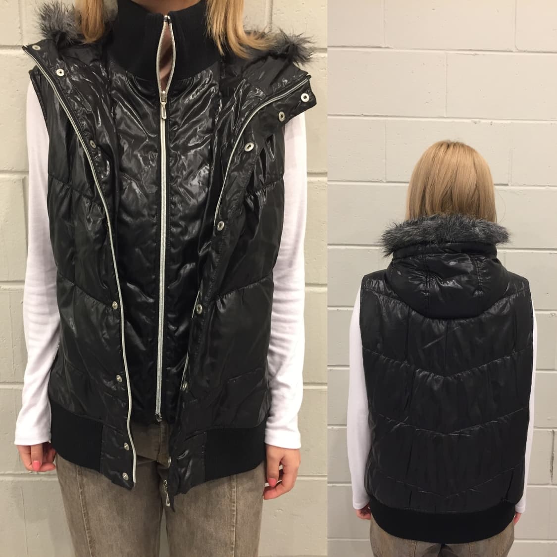 spinash 레이어드 퍼 베스트 상품이미지1